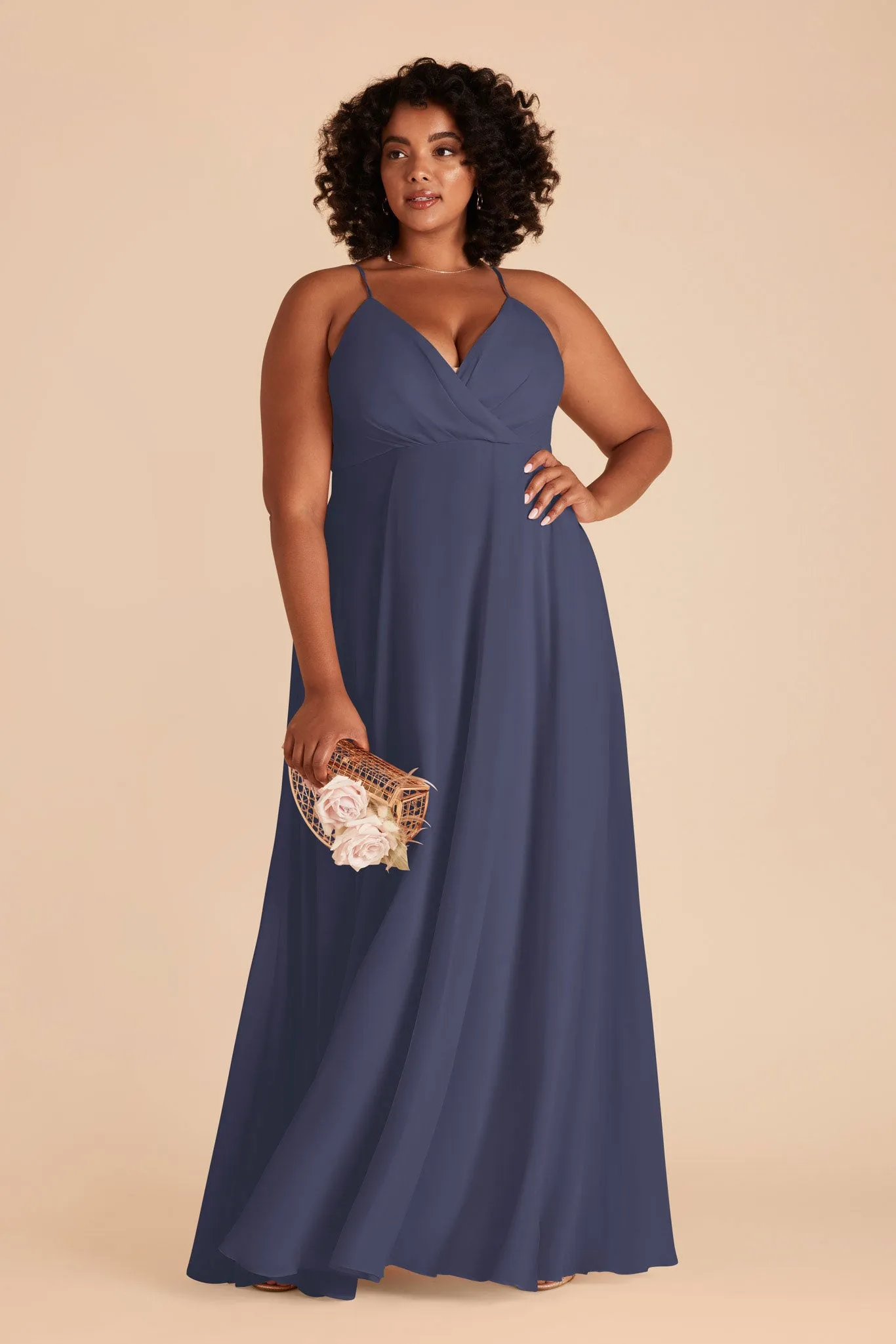 Kaia Chiffon Dress - Dusk Blue sold by Birdy Grey product image thumbnail 2