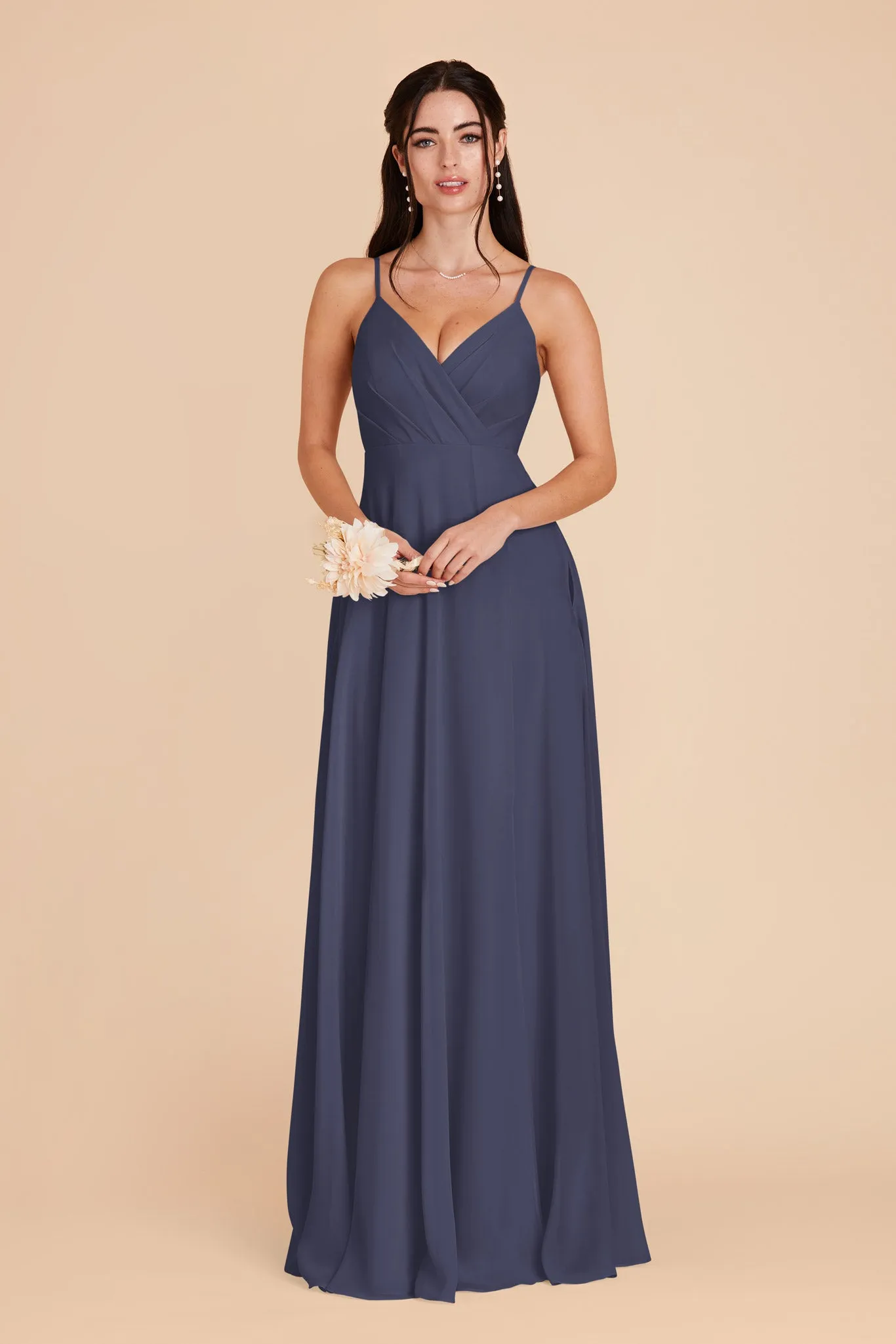 Kaia Chiffon Dress - Dusk Blue sold by Birdy Grey product image thumbnail 3