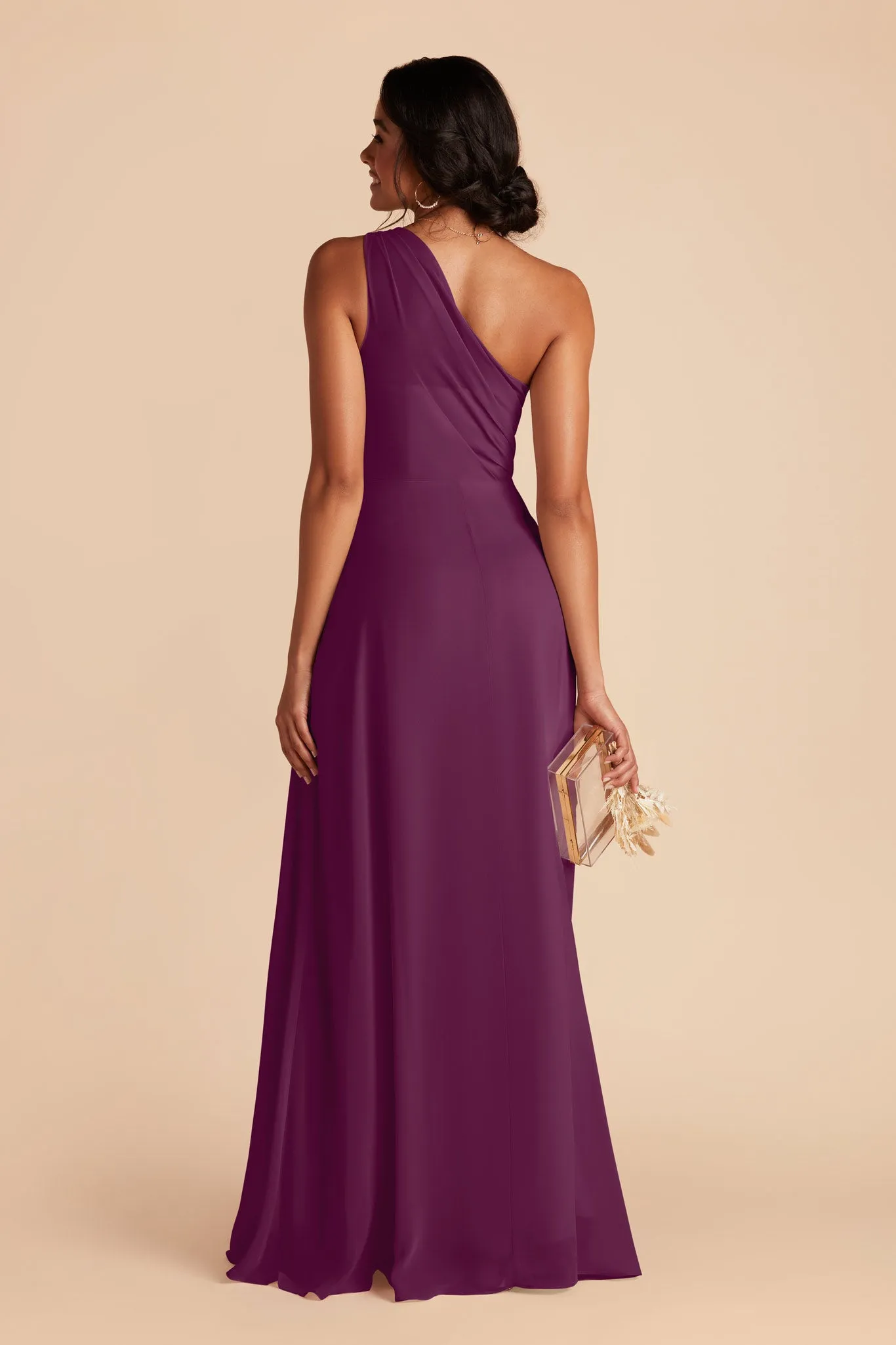 Kira Chiffon Dress - Fig sold by Birdy Grey product image thumbnail 5