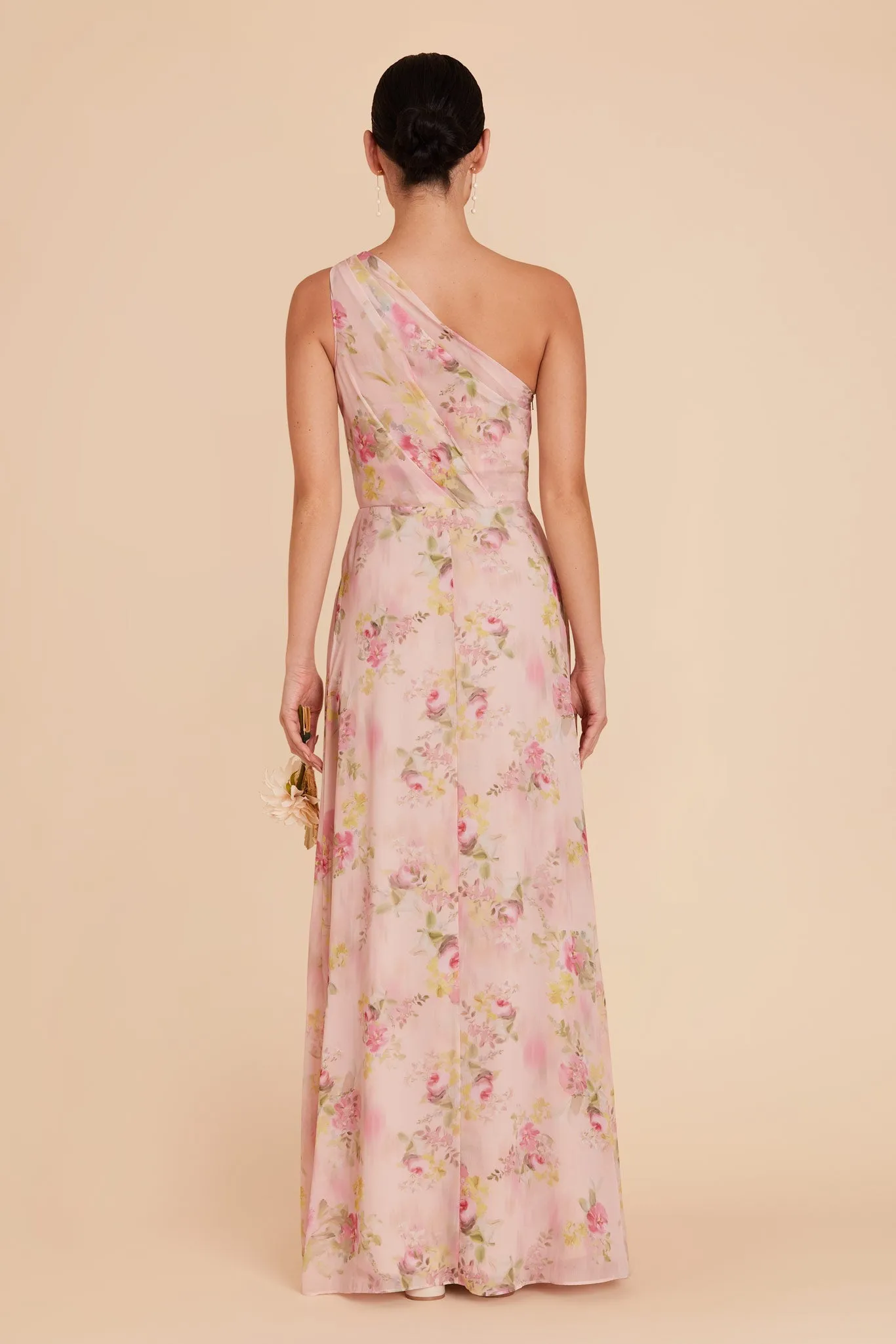 Kira Chiffon Dress - Vintage Pink Floral sold by Birdy Grey product image thumbnail 4