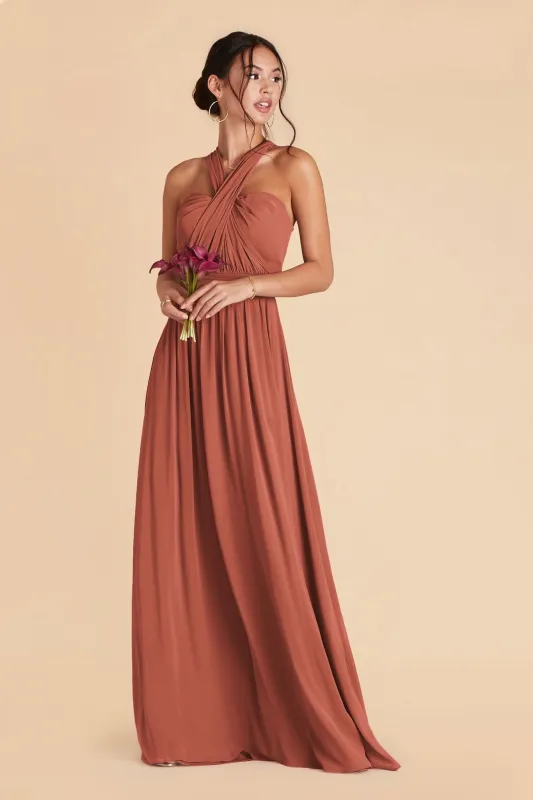 Grace Chiffon Dress - Desert Rose sold by Birdy Grey