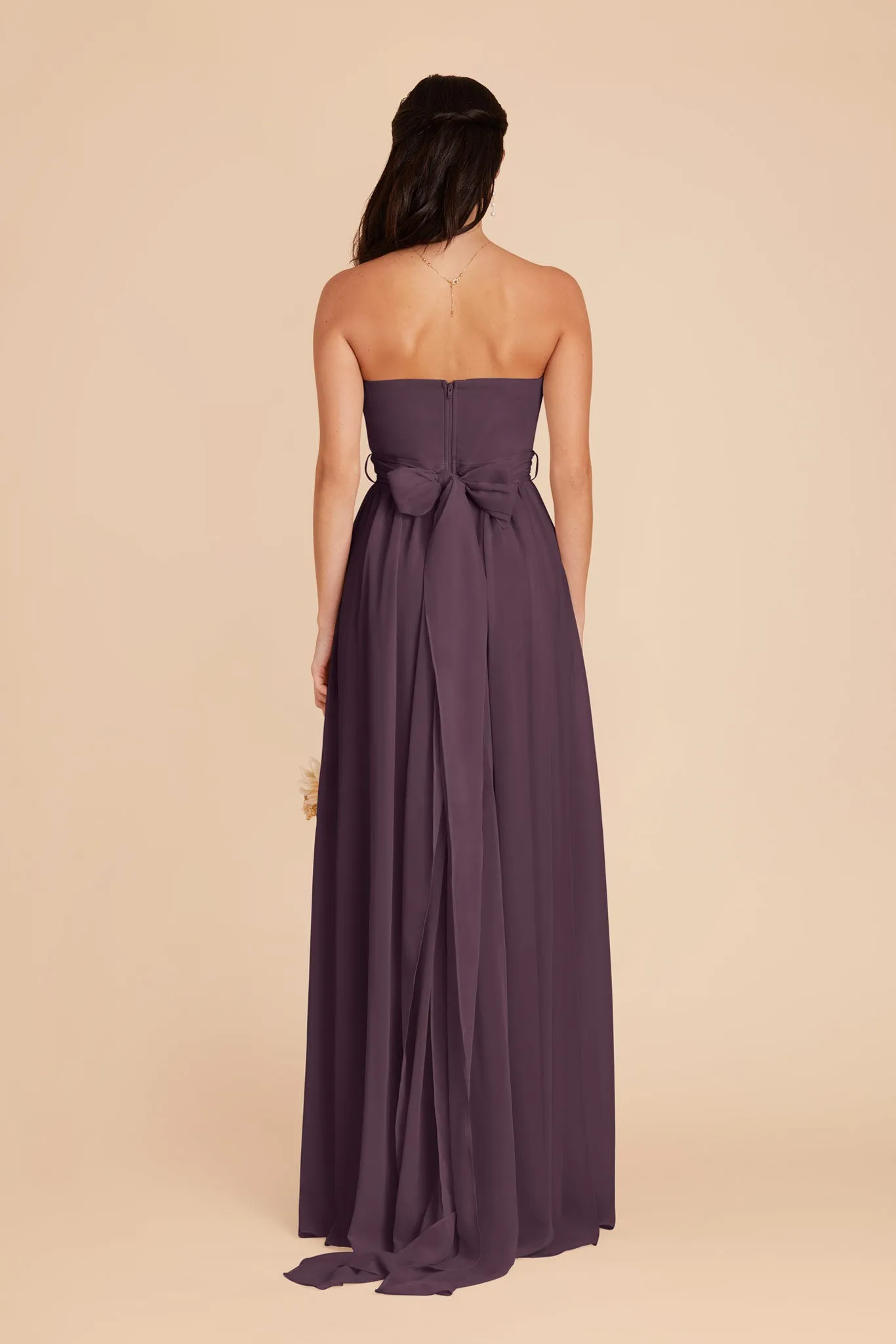 Grace Chiffon Dress - Plum sold by Birdy Grey product image thumbnail 5
