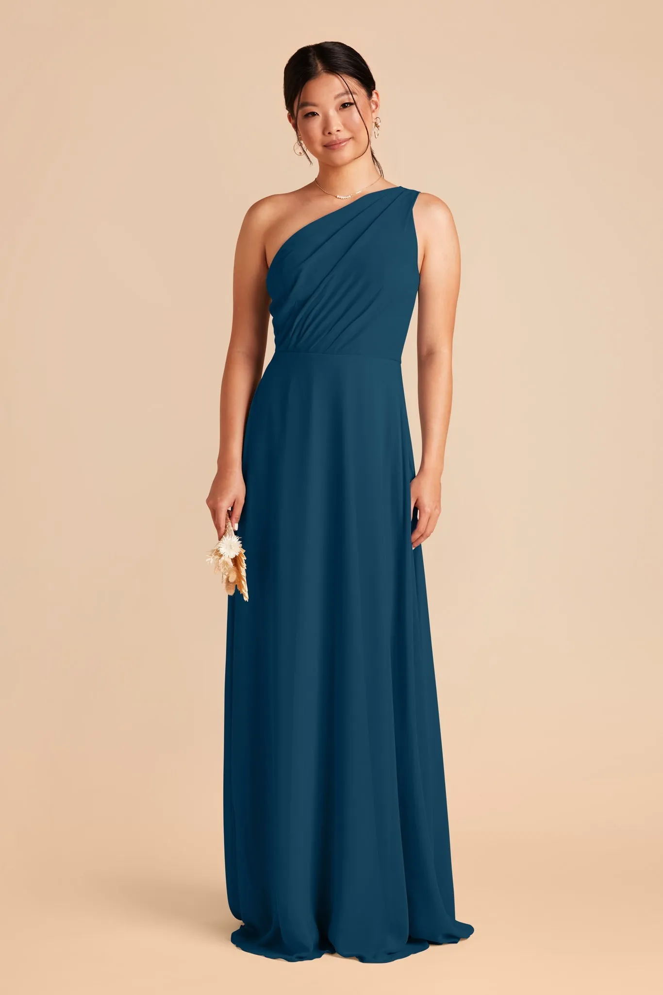 Kira Chiffon Dress - Dark Teal sold by Birdy Grey product image thumbnail 3