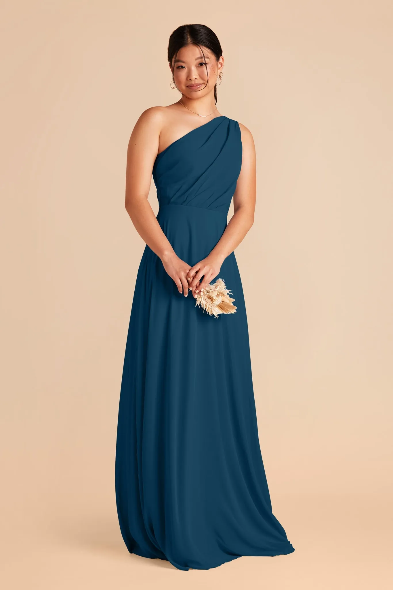 Kira Chiffon Dress - Dark Teal sold by Birdy Grey product image thumbnail 4
