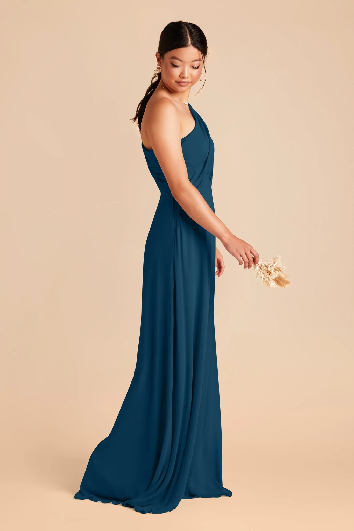 Kira Chiffon Dress - Dark Teal sold by Birdy Grey product image thumbnail 5