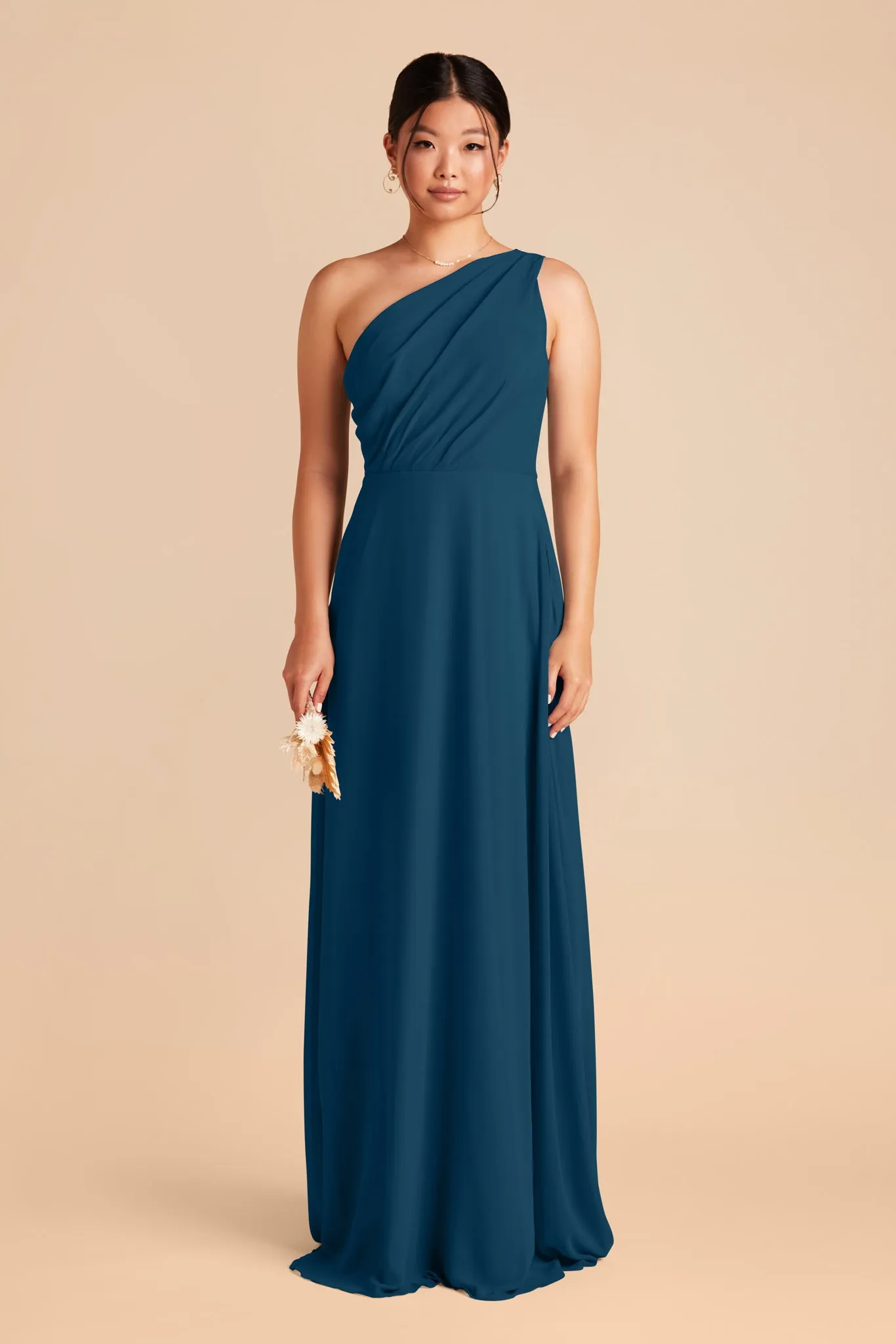 Kira Chiffon Dress - Dark Teal sold by Birdy Grey