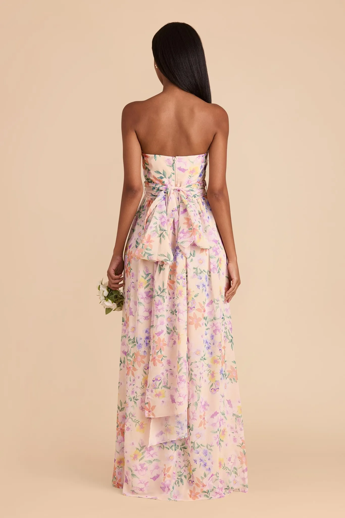 Grace Chiffon Dress - Botanical Blooms sold by Birdy Grey product image thumbnail 5