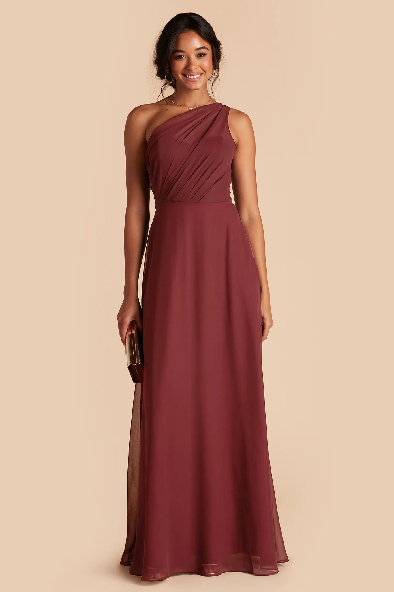 Kira Chiffon Dress - Rosewood sold by Birdy Grey product image thumbnail 4