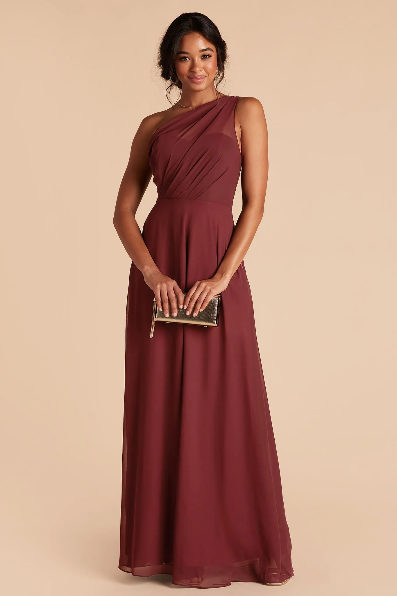 Kira Chiffon Dress - Rosewood sold by Birdy Grey product image thumbnail 3