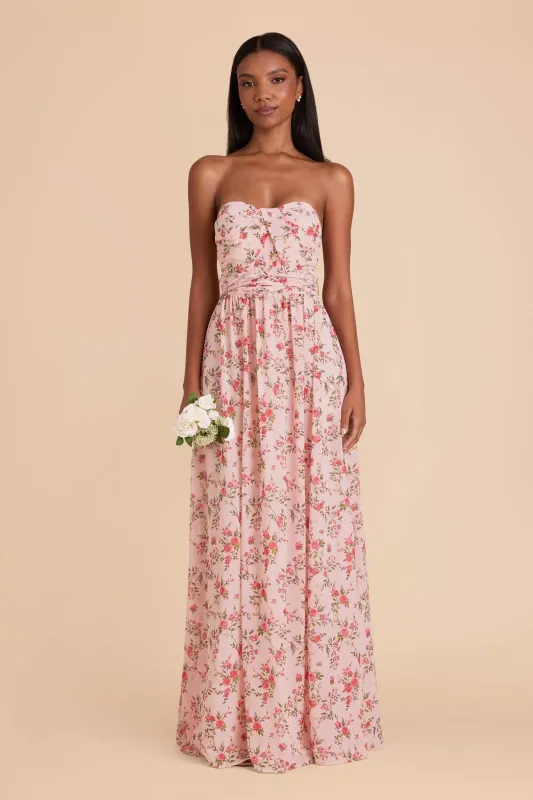 Grace Chiffon Dress - Wild Rose Garden sold by Birdy Grey