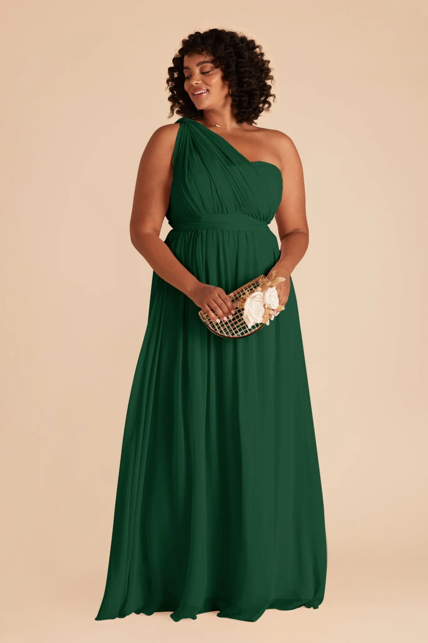 Grace Chiffon Dress - Forest Green sold by Birdy Grey product image thumbnail 2