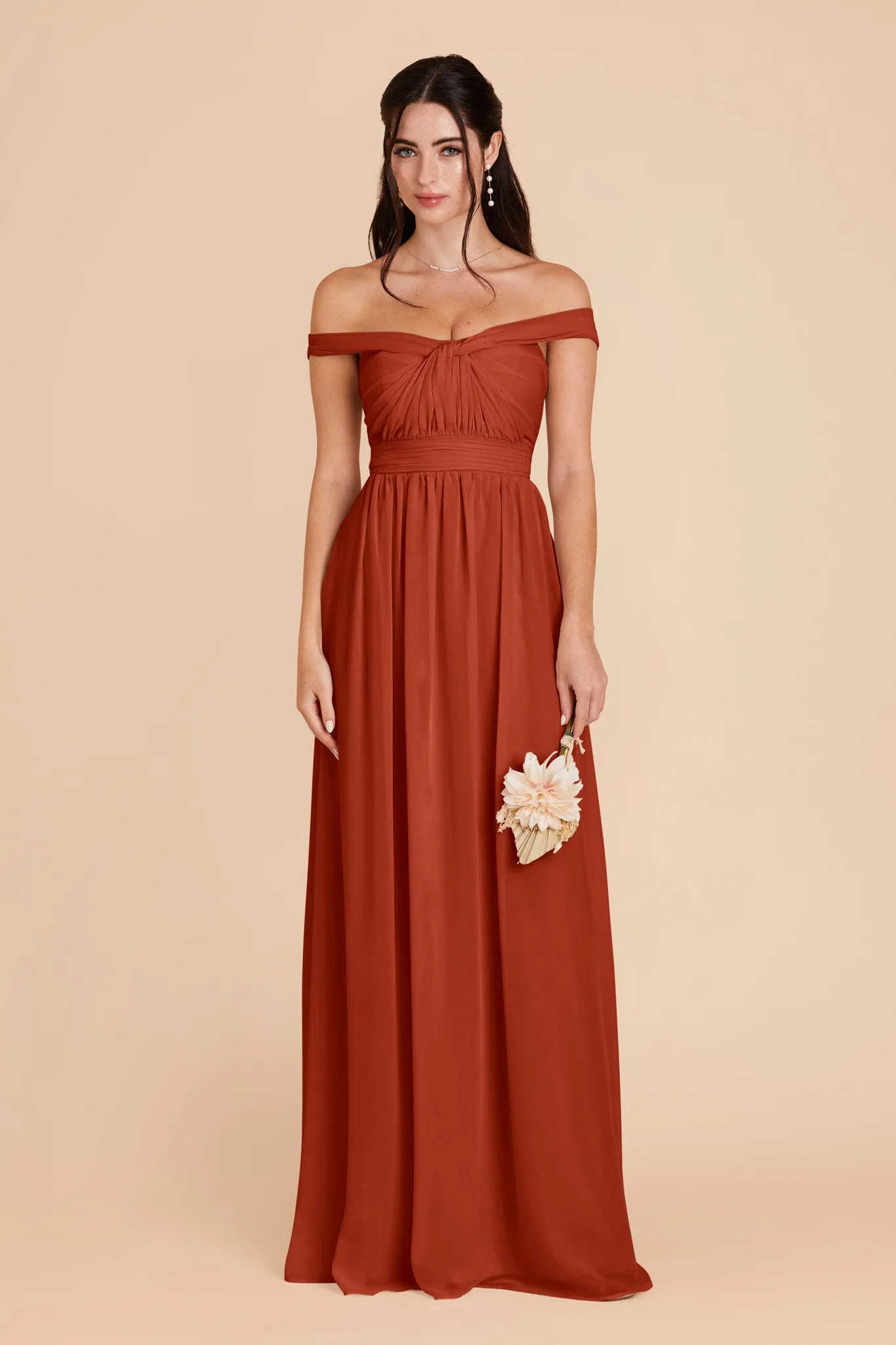 Grace Chiffon Dress - Auburn sold by Birdy Grey product image thumbnail 4