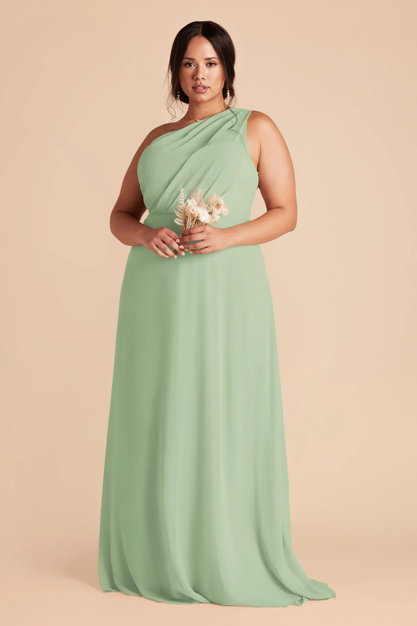 Kira Chiffon Dress - Pistachio sold by Birdy Grey product image thumbnail 2