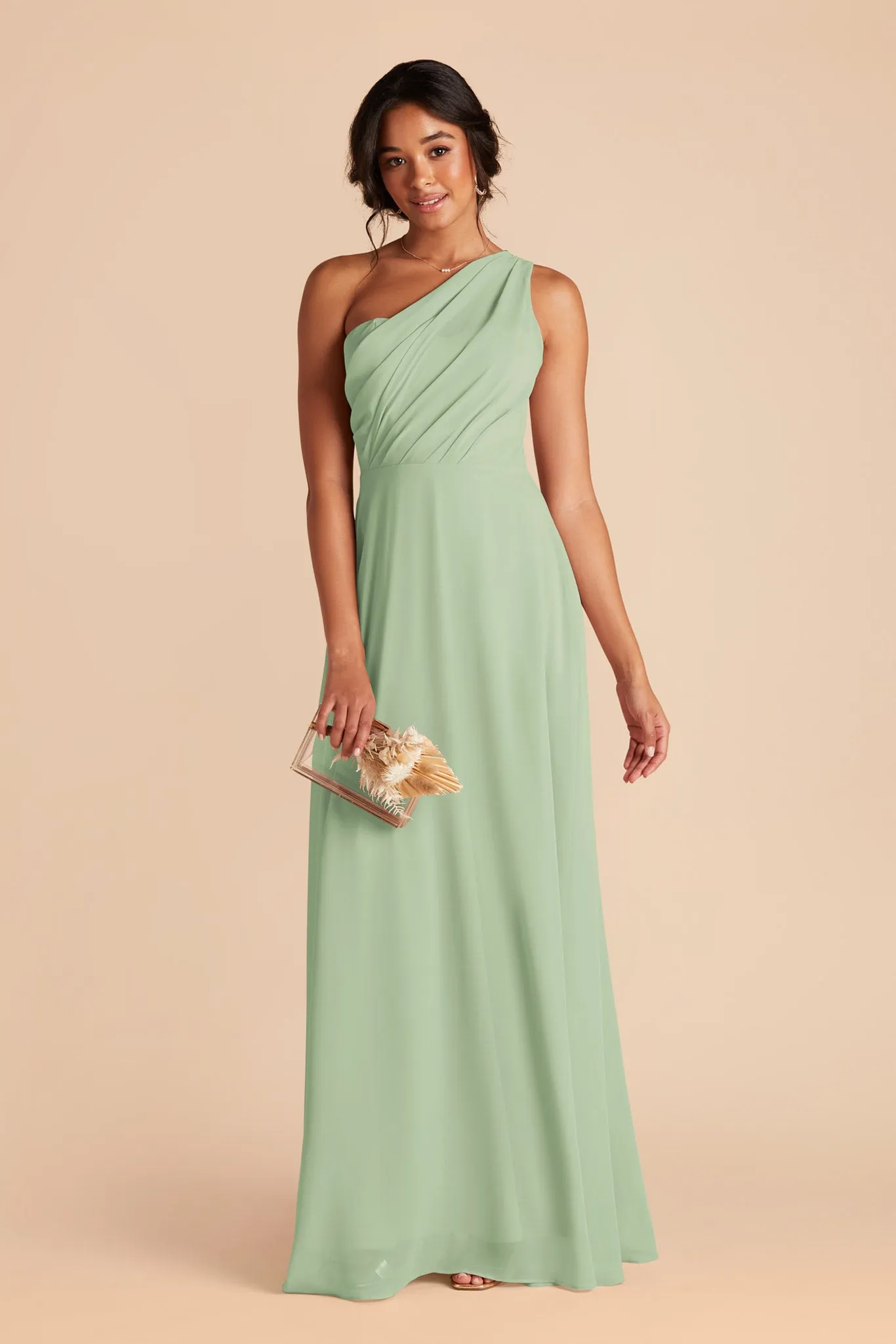 Kira Chiffon Dress - Pistachio sold by Birdy Grey product image thumbnail 3