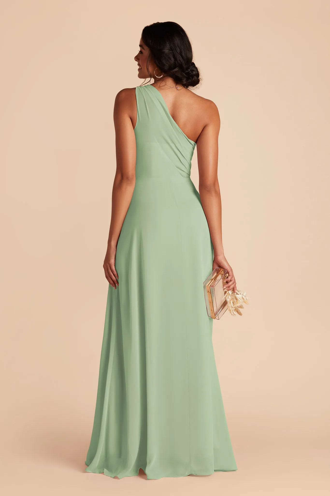 Kira Chiffon Dress - Pistachio sold by Birdy Grey product image thumbnail 5