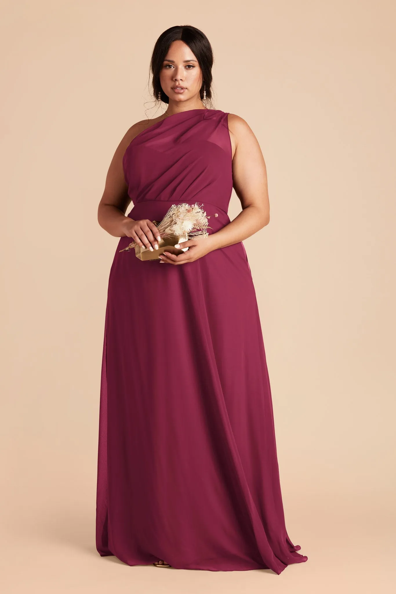 Kira Chiffon Dress - Berry sold by Birdy Grey product image thumbnail 2