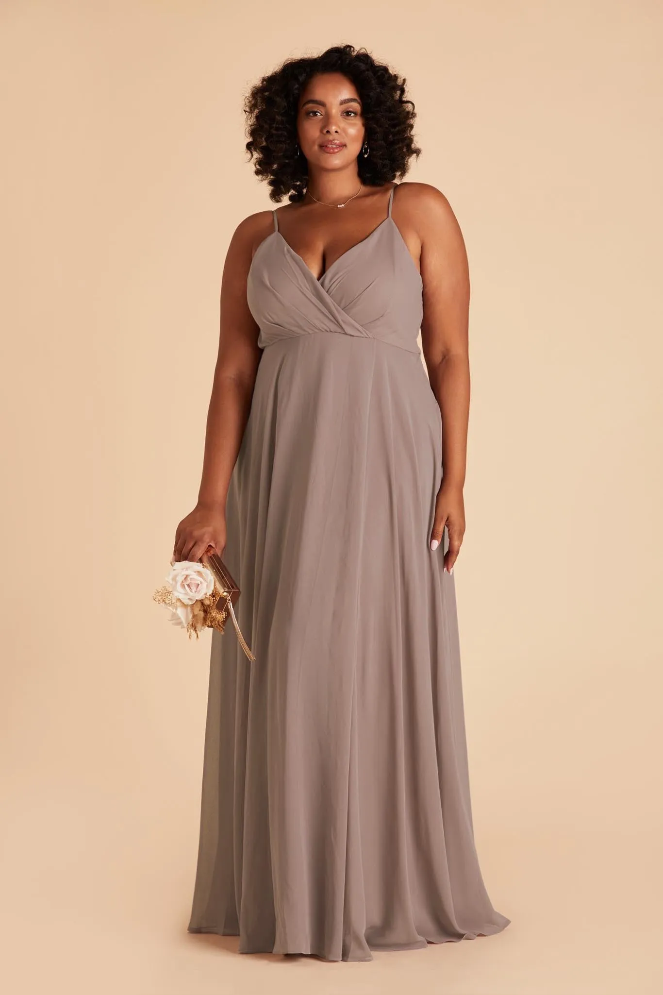 Kaia Chiffon Dress - Toffee sold by Birdy Grey product image thumbnail 5