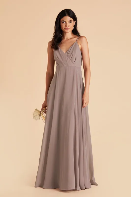 Kaia Chiffon Dress - Toffee sold by Birdy Grey