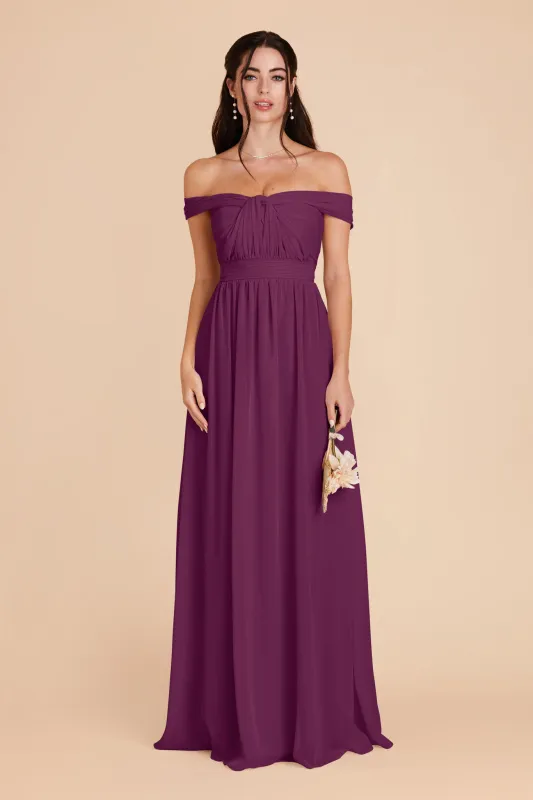 Grace Chiffon Dress - Fig sold by Birdy Grey