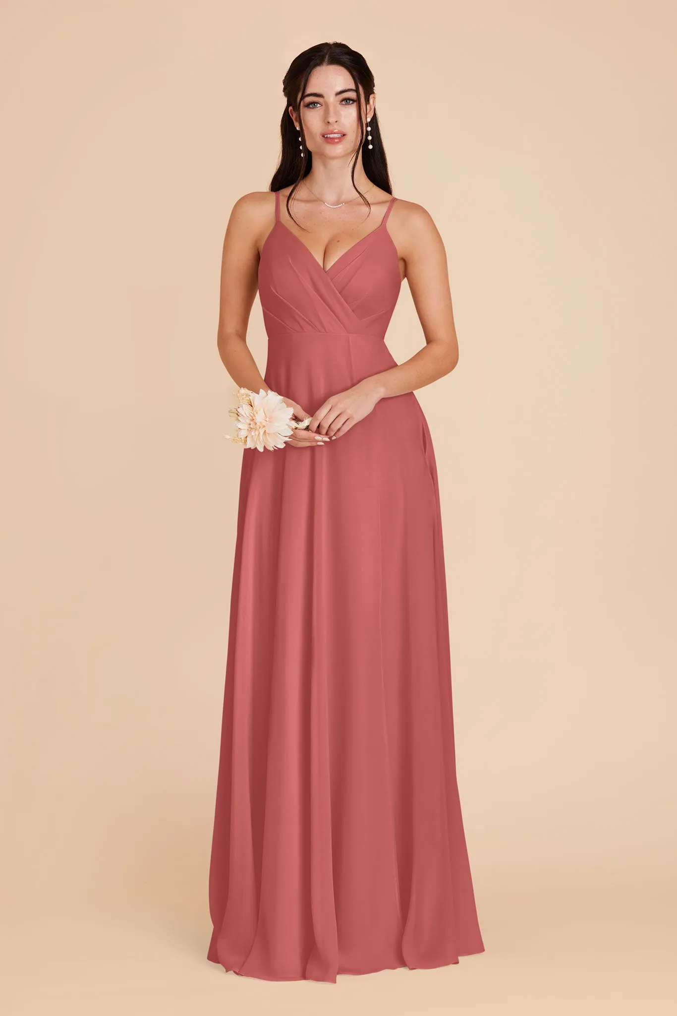 Kaia Chiffon Dress - Wild Rose sold by Birdy Grey product image thumbnail 3