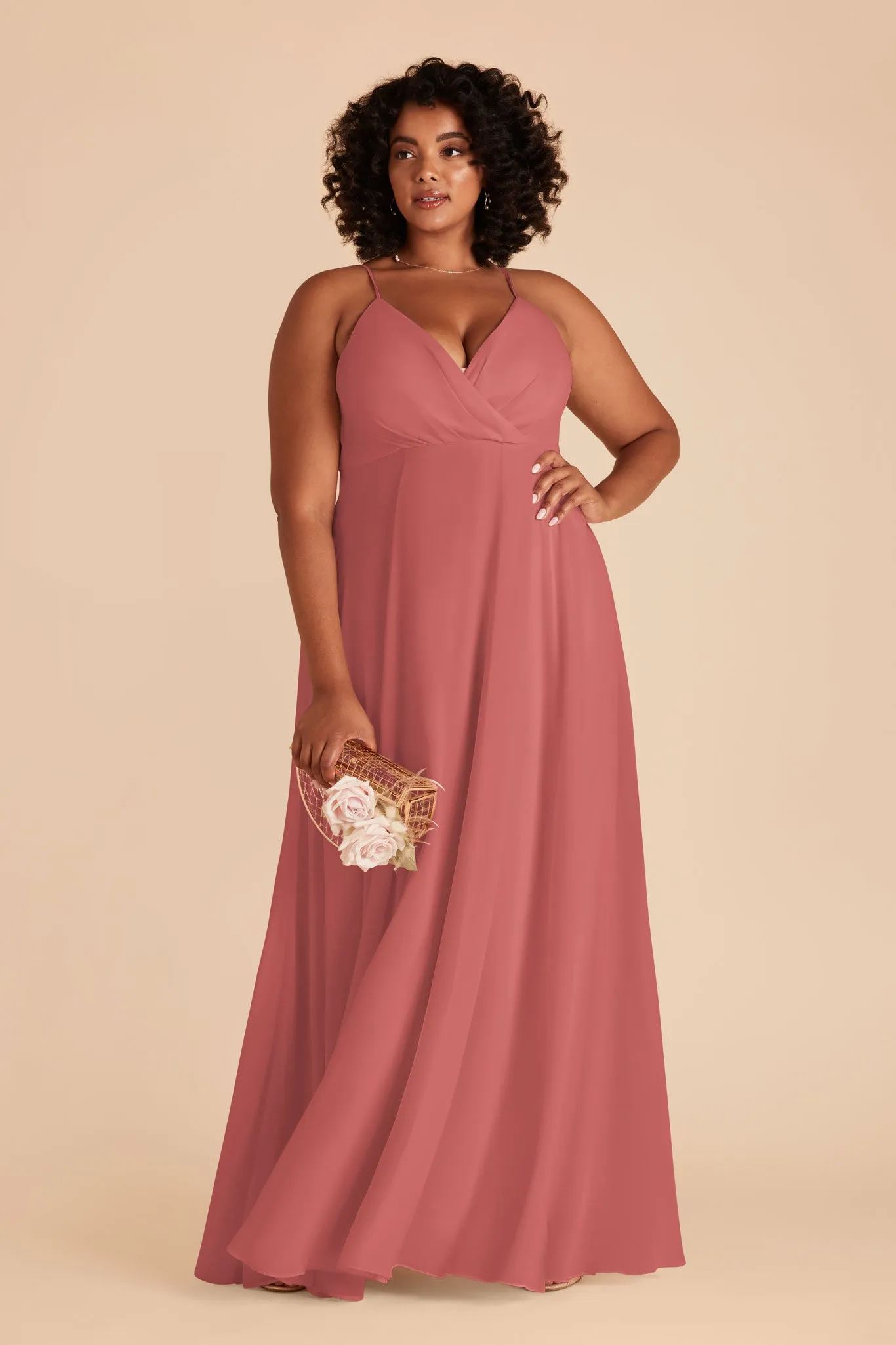 Kaia Chiffon Dress - Wild Rose sold by Birdy Grey product image thumbnail 2