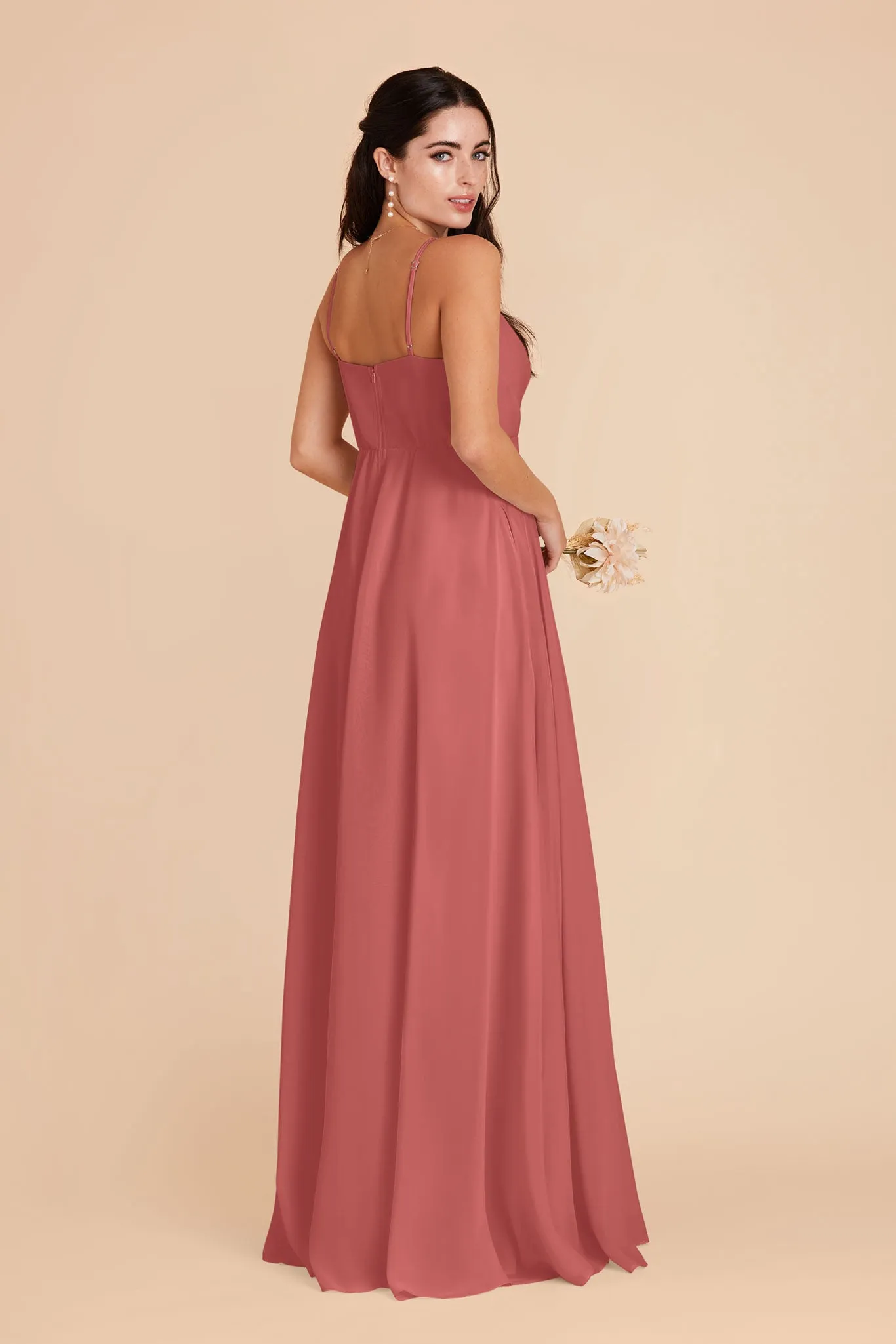 Kaia Chiffon Dress - Wild Rose sold by Birdy Grey product image thumbnail 5