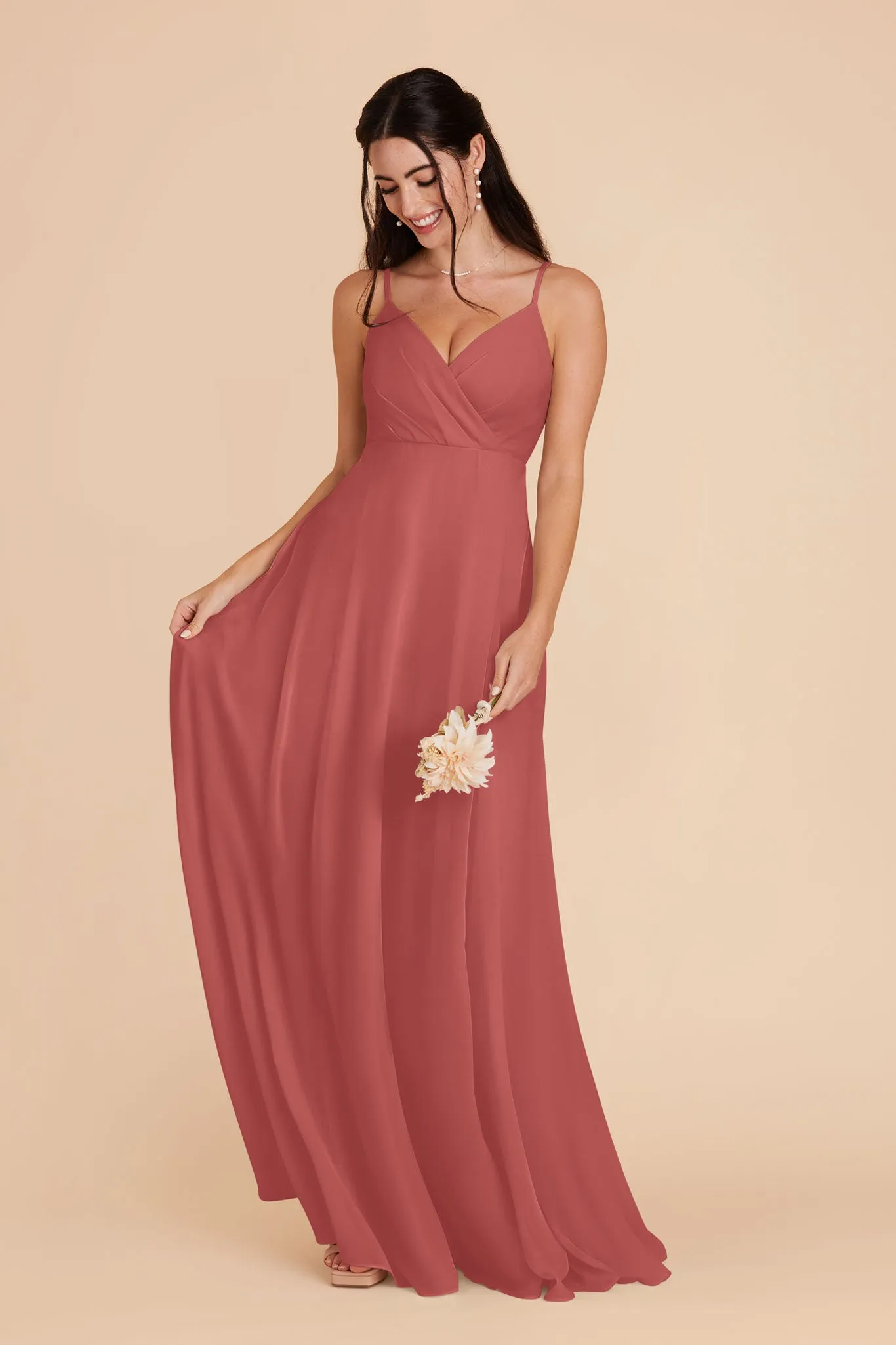 Kaia Chiffon Dress - Wild Rose sold by Birdy Grey product image thumbnail 4