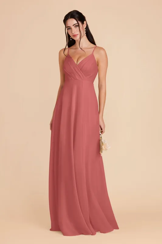 Kaia Chiffon Dress - Wild Rose sold by Birdy Grey