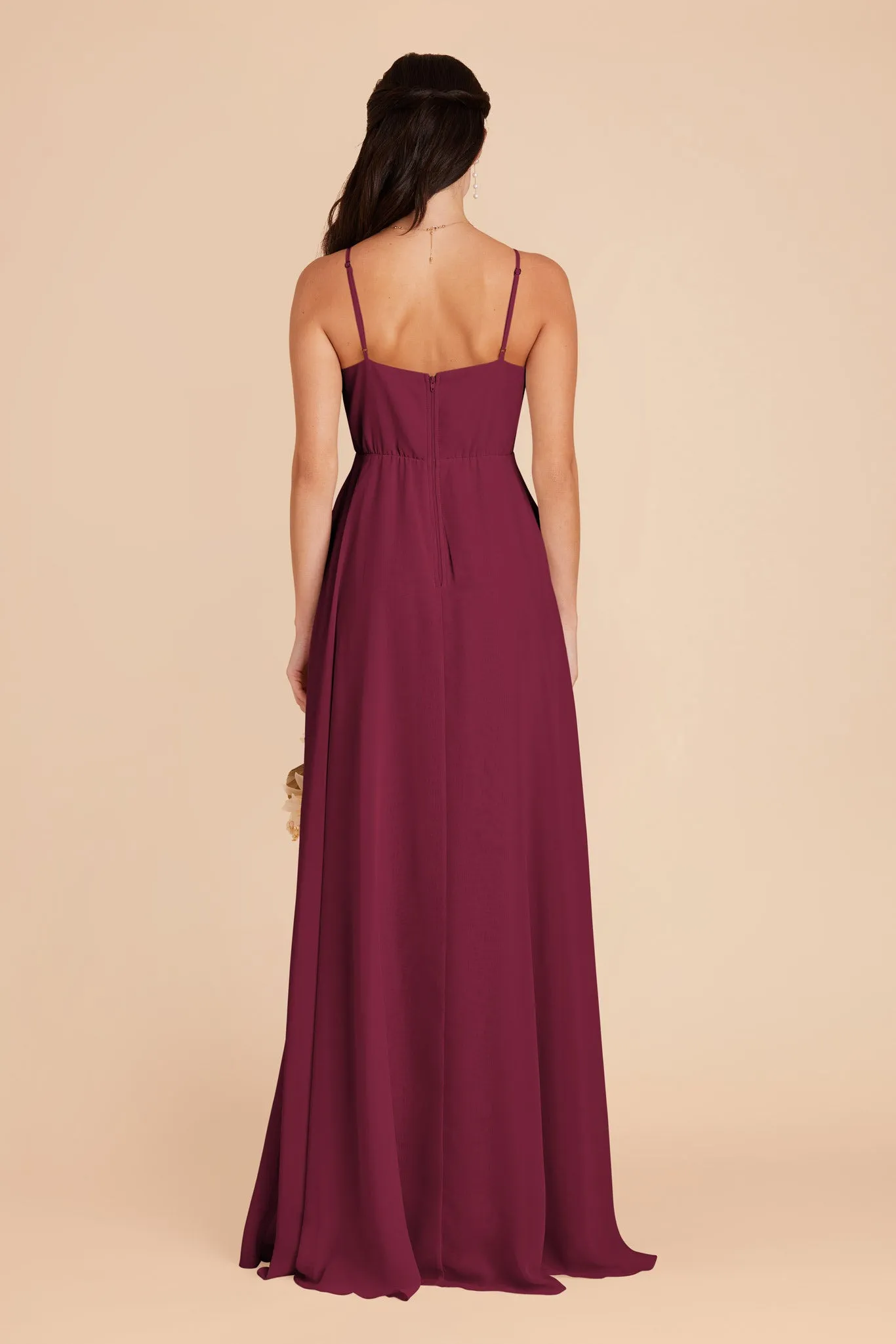 Kaia Chiffon Dress - Berry sold by Birdy Grey product image thumbnail 5