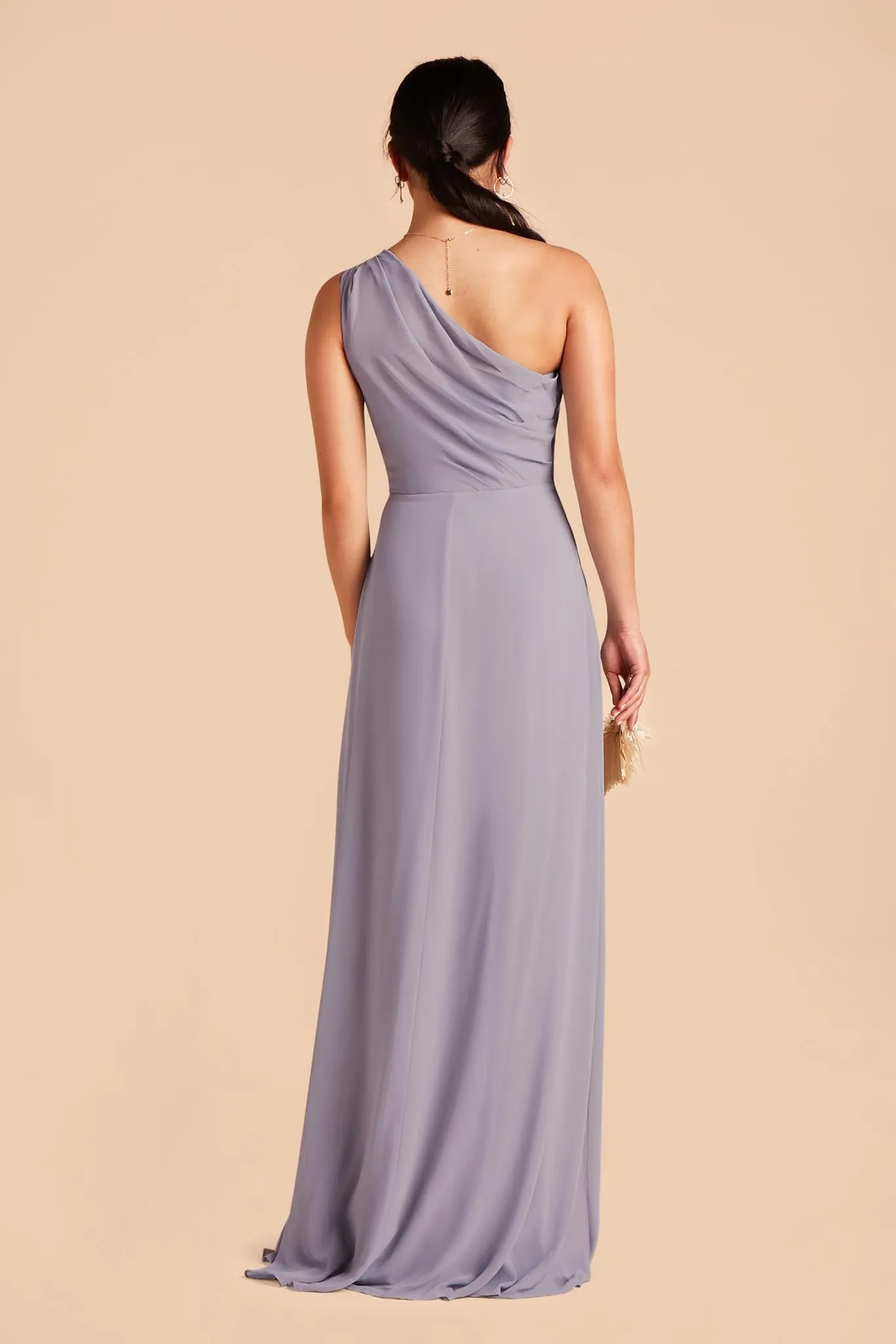 Kira Chiffon Dress - Dusty Lilac sold by Birdy Grey product image thumbnail 5