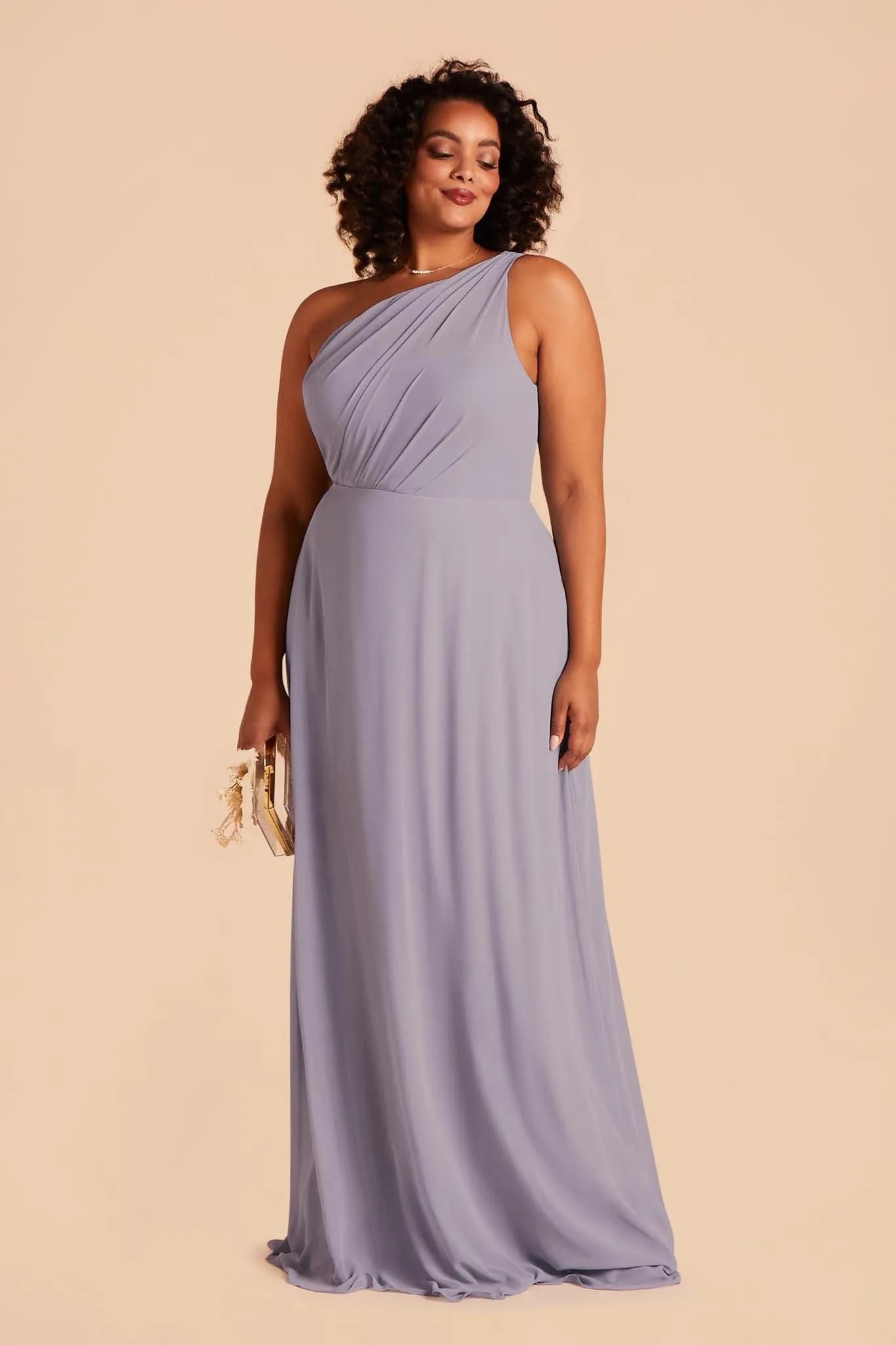 Kira Chiffon Dress - Dusty Lilac sold by Birdy Grey product image thumbnail 2