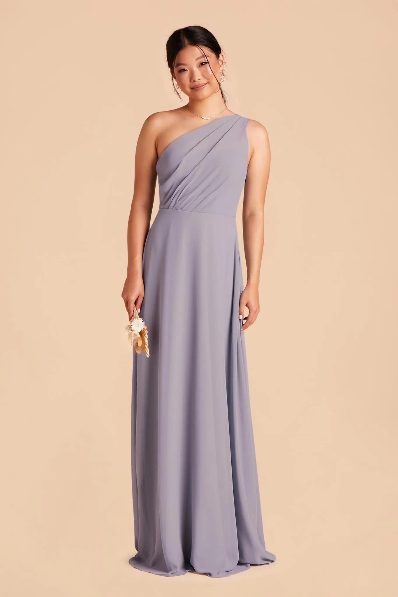 Kira Chiffon Dress - Dusty Lilac sold by Birdy Grey product image thumbnail 4