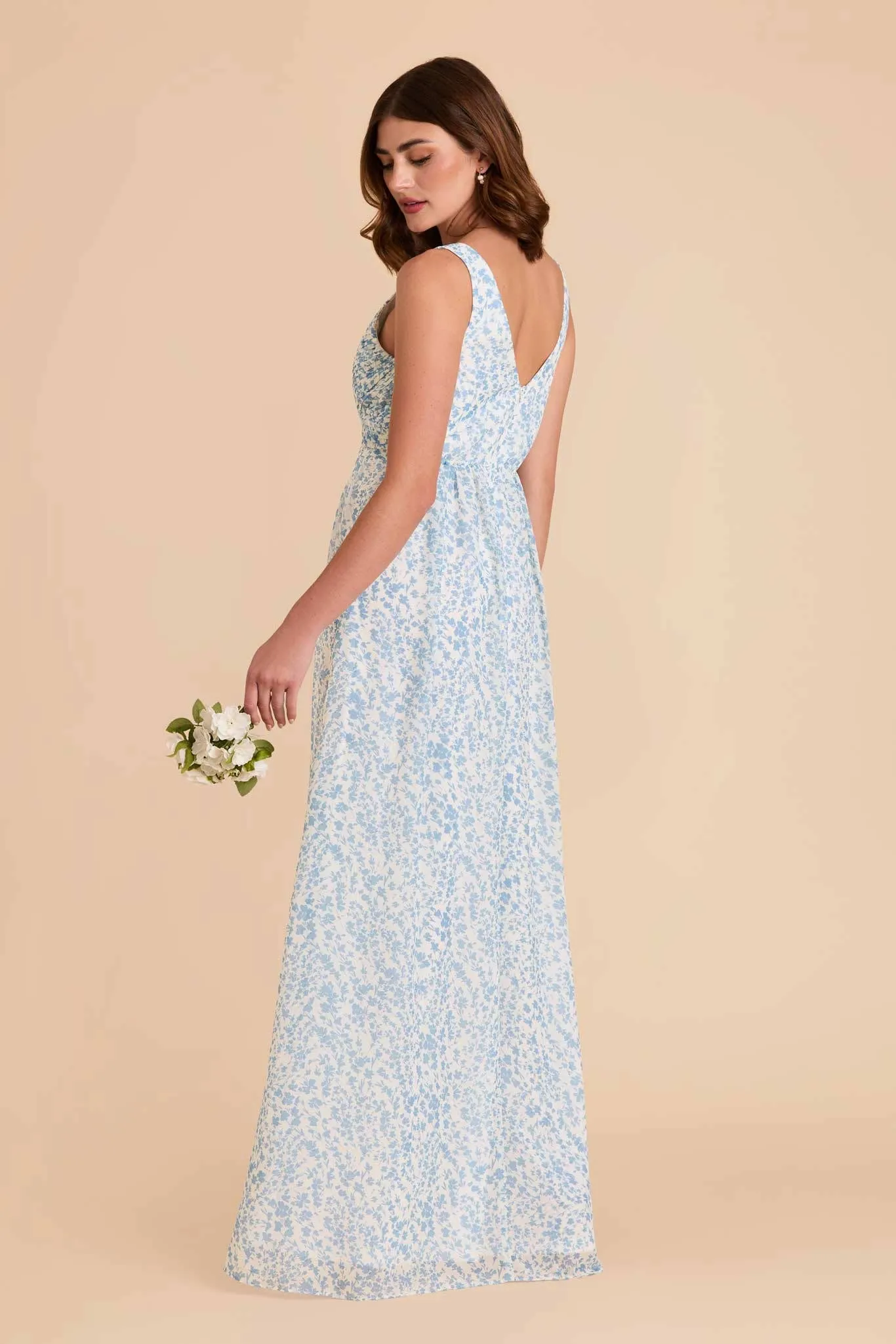 Laurie Chiffon Dress - Blue Dreamy Ditsy sold by Birdy Grey product image thumbnail 4