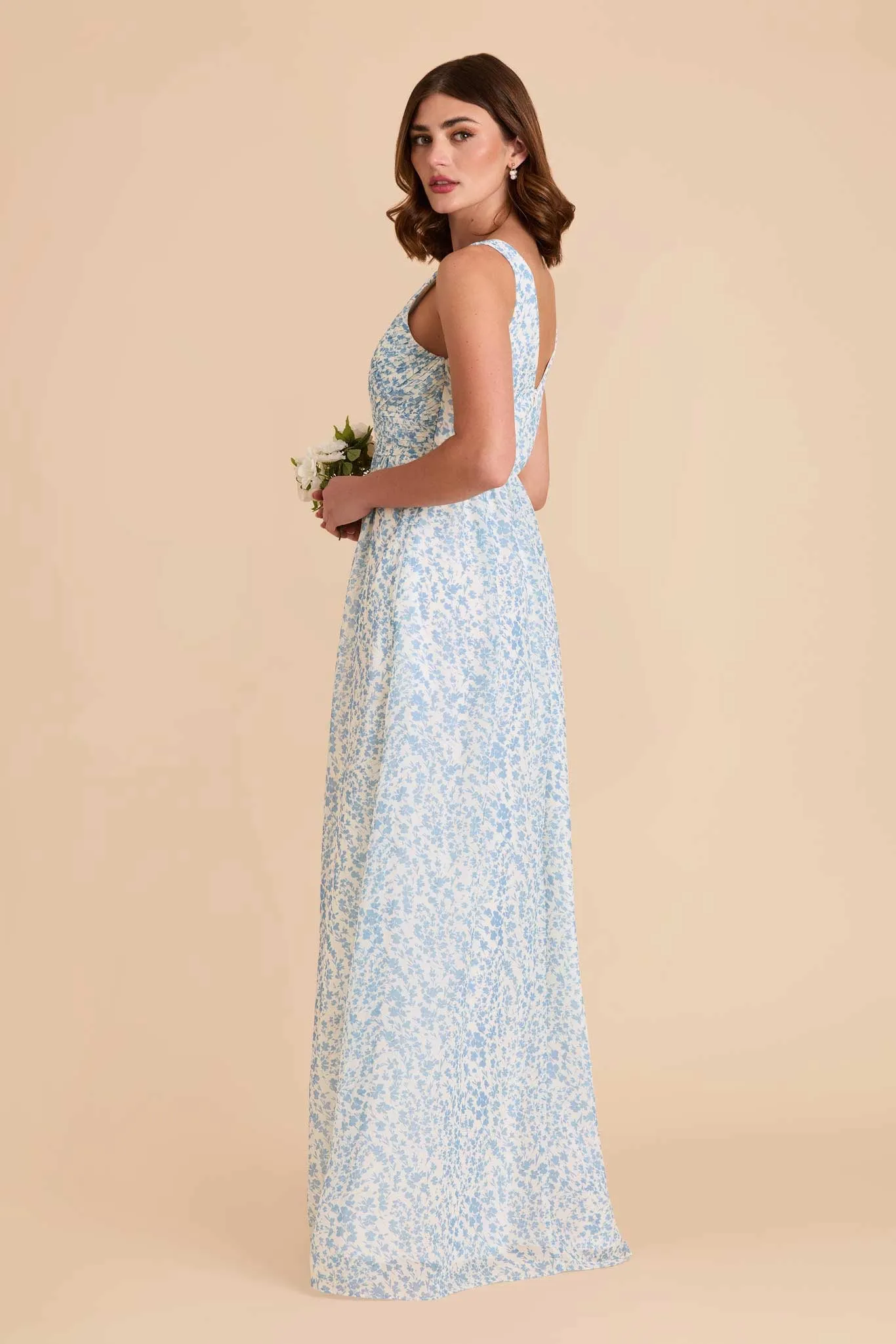 Laurie Chiffon Dress - Blue Dreamy Ditsy sold by Birdy Grey product image thumbnail 5