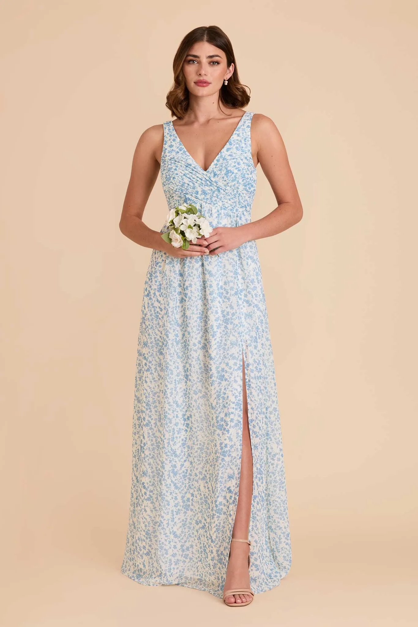 Laurie Chiffon Dress - Blue Dreamy Ditsy sold by Birdy Grey product image thumbnail 3