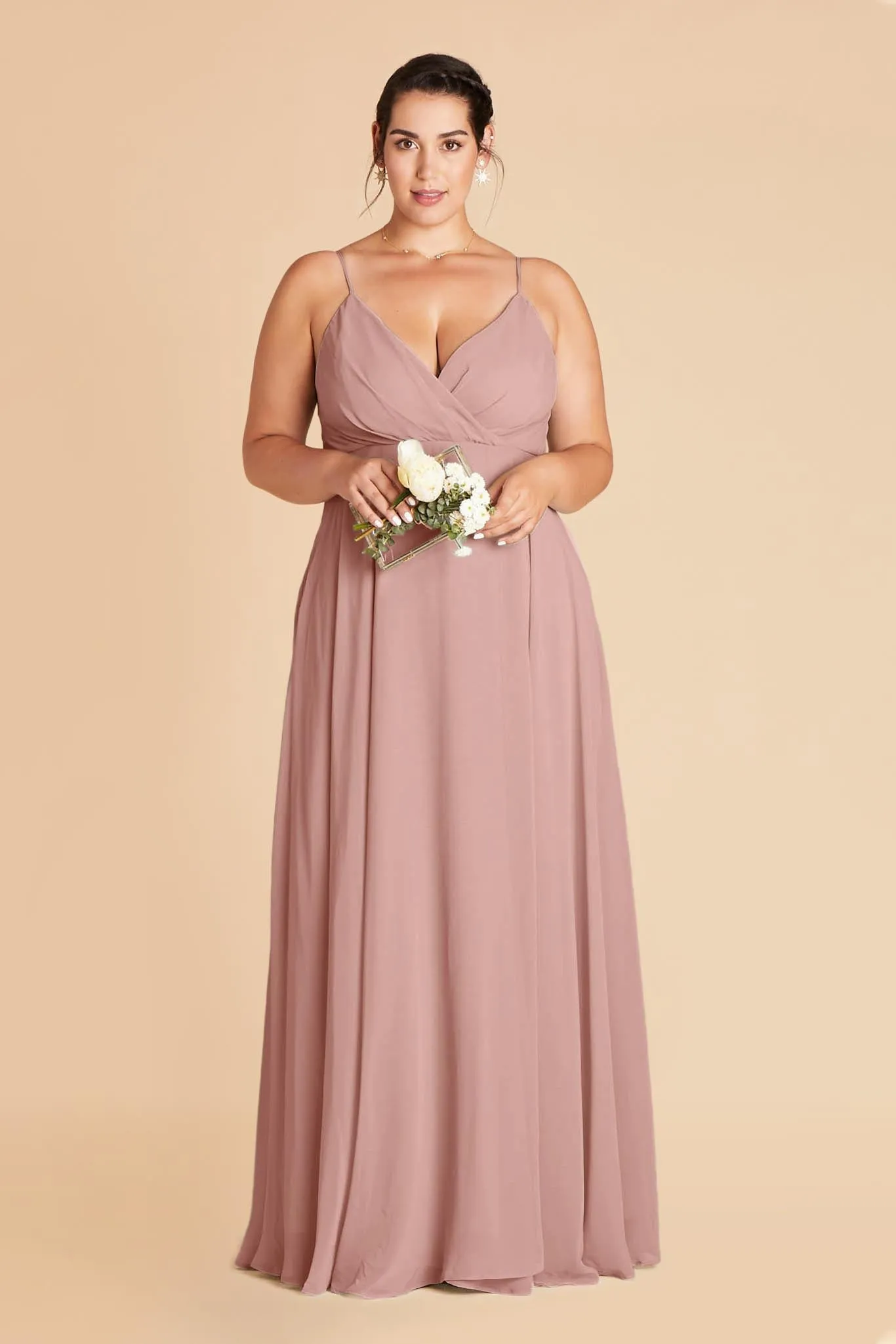 Kaia Chiffon Dress - English Rose sold by Birdy Grey product image thumbnail 2