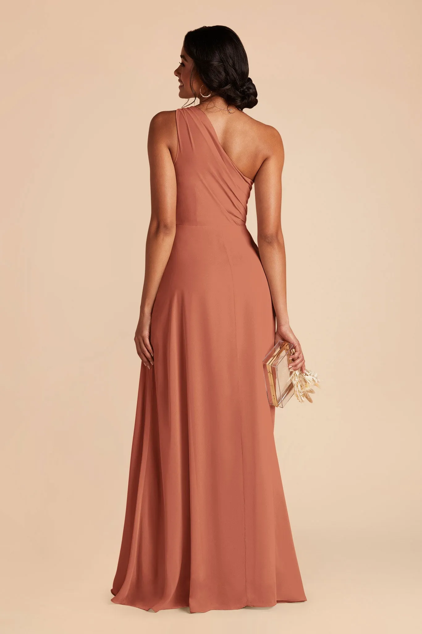 Kira Chiffon Dress - Terracotta sold by Birdy Grey product image thumbnail 5