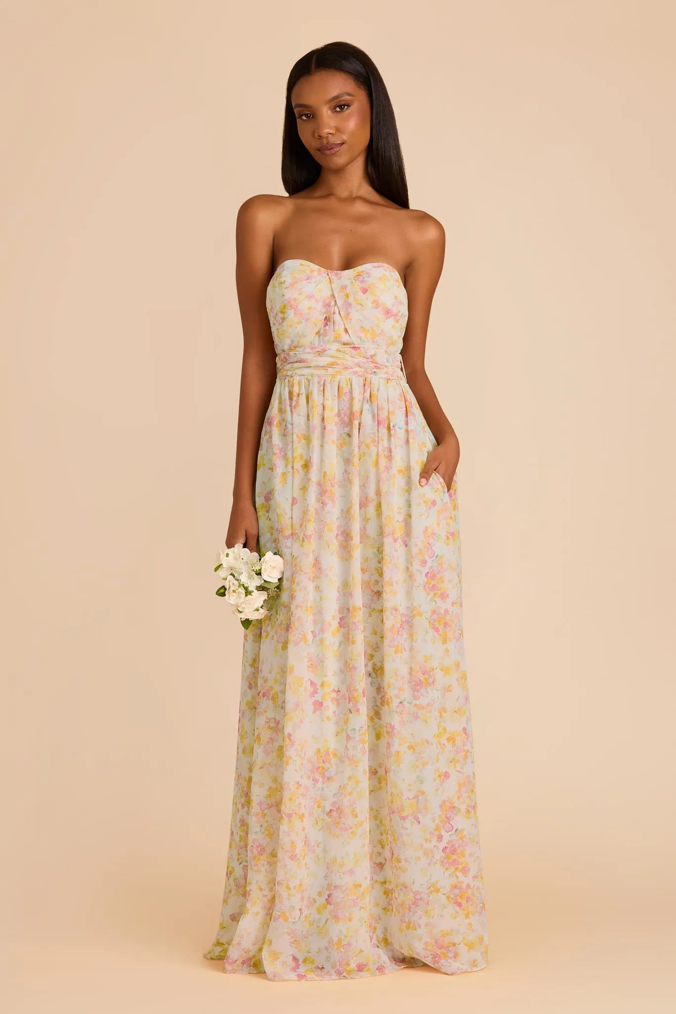 Grace Chiffon Dress - Pressed Floral sold by Birdy Grey product image thumbnail 3