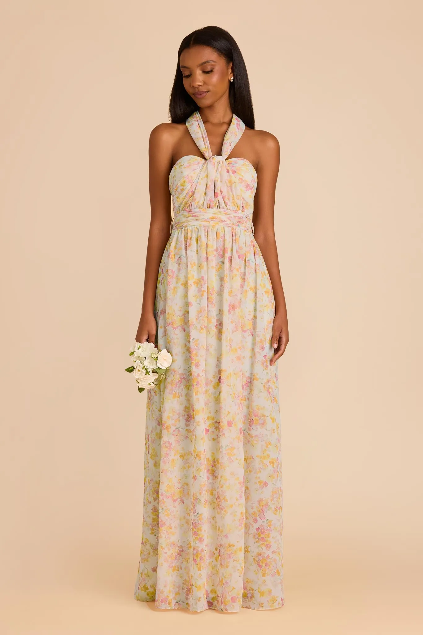 Grace Chiffon Dress - Pressed Floral sold by Birdy Grey product image thumbnail 2