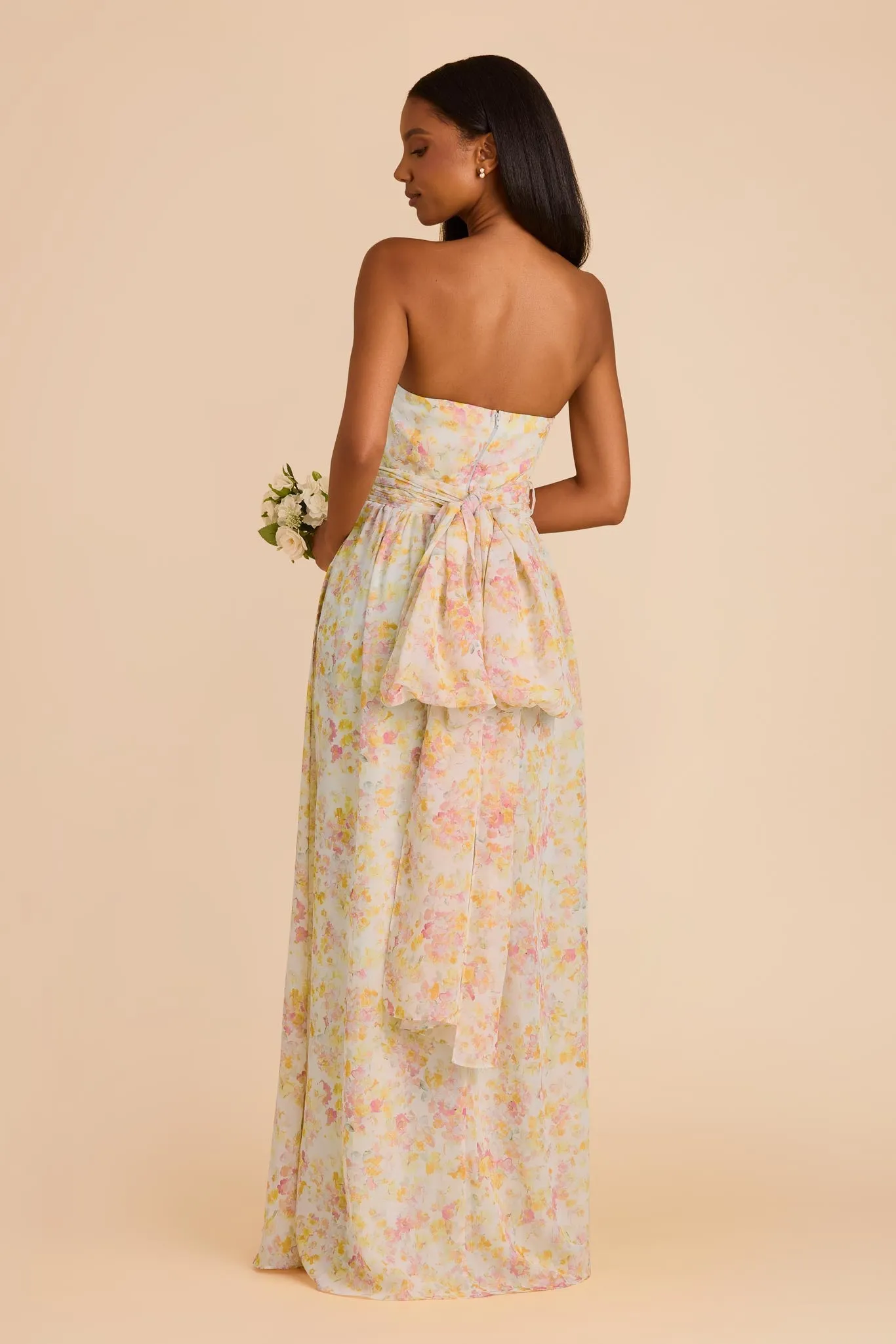 Grace Chiffon Dress - Pressed Floral sold by Birdy Grey product image thumbnail 4