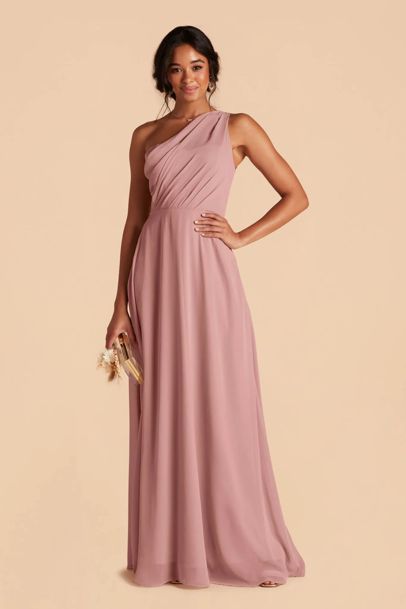 Kira Chiffon Dress - English Rose sold by Birdy Grey product image thumbnail 4