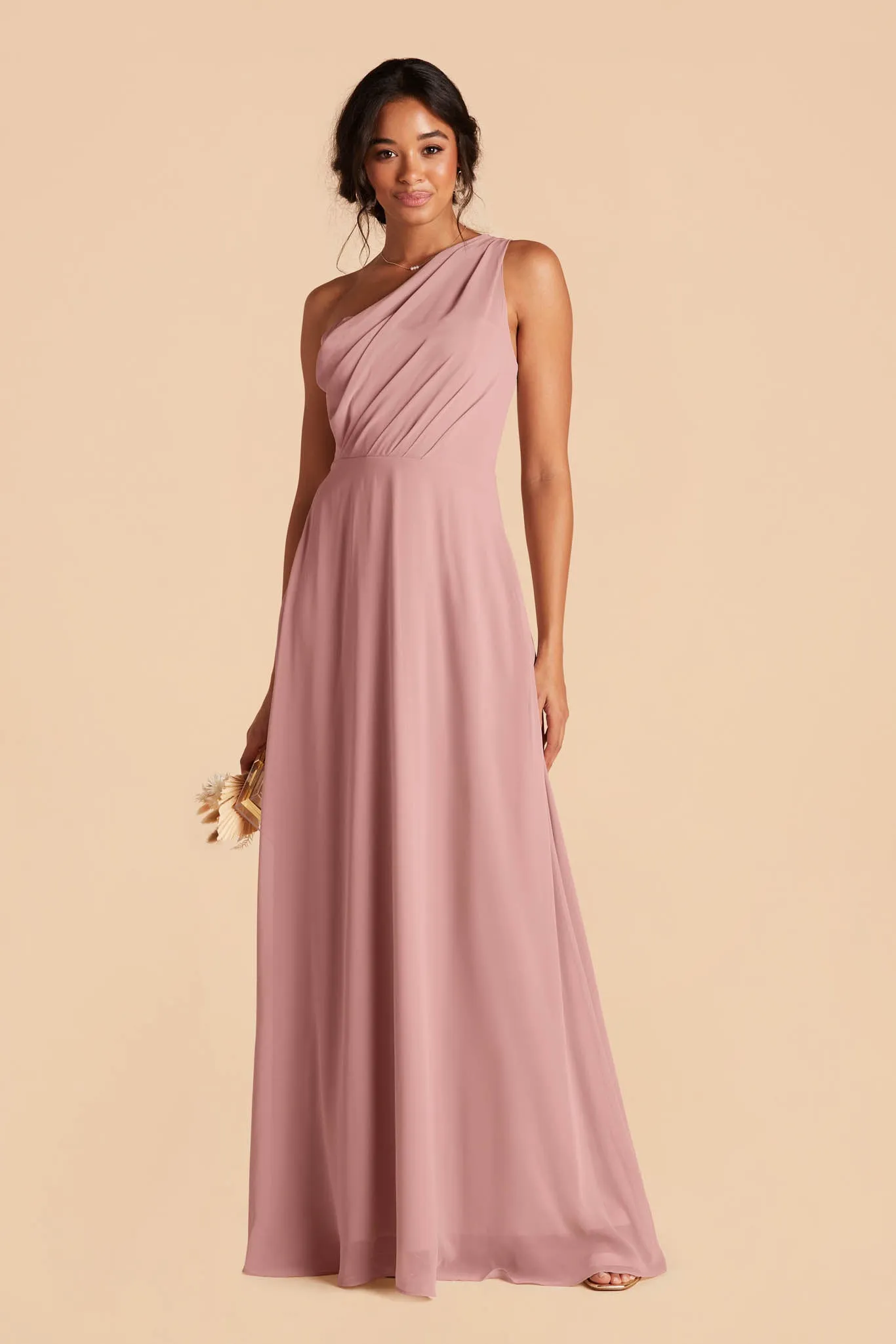Kira Chiffon Dress - English Rose sold by Birdy Grey