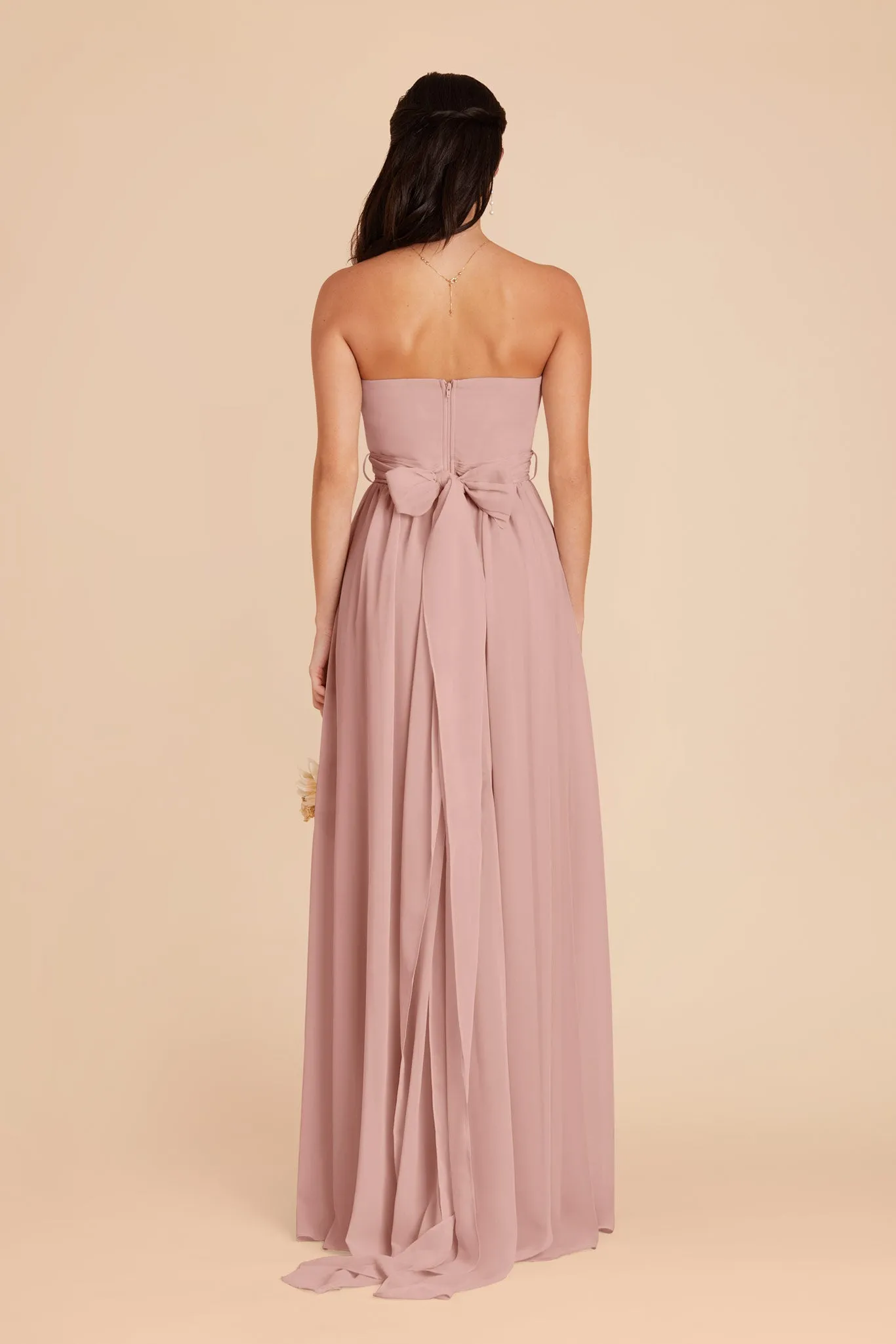 Grace Chiffon Dress - English Rose sold by Birdy Grey product image thumbnail 5