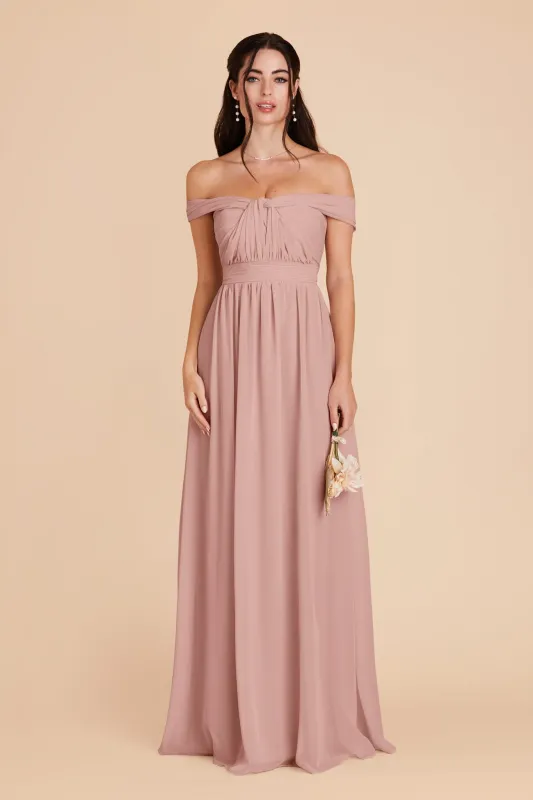 Grace Chiffon Dress - English Rose sold by Birdy Grey