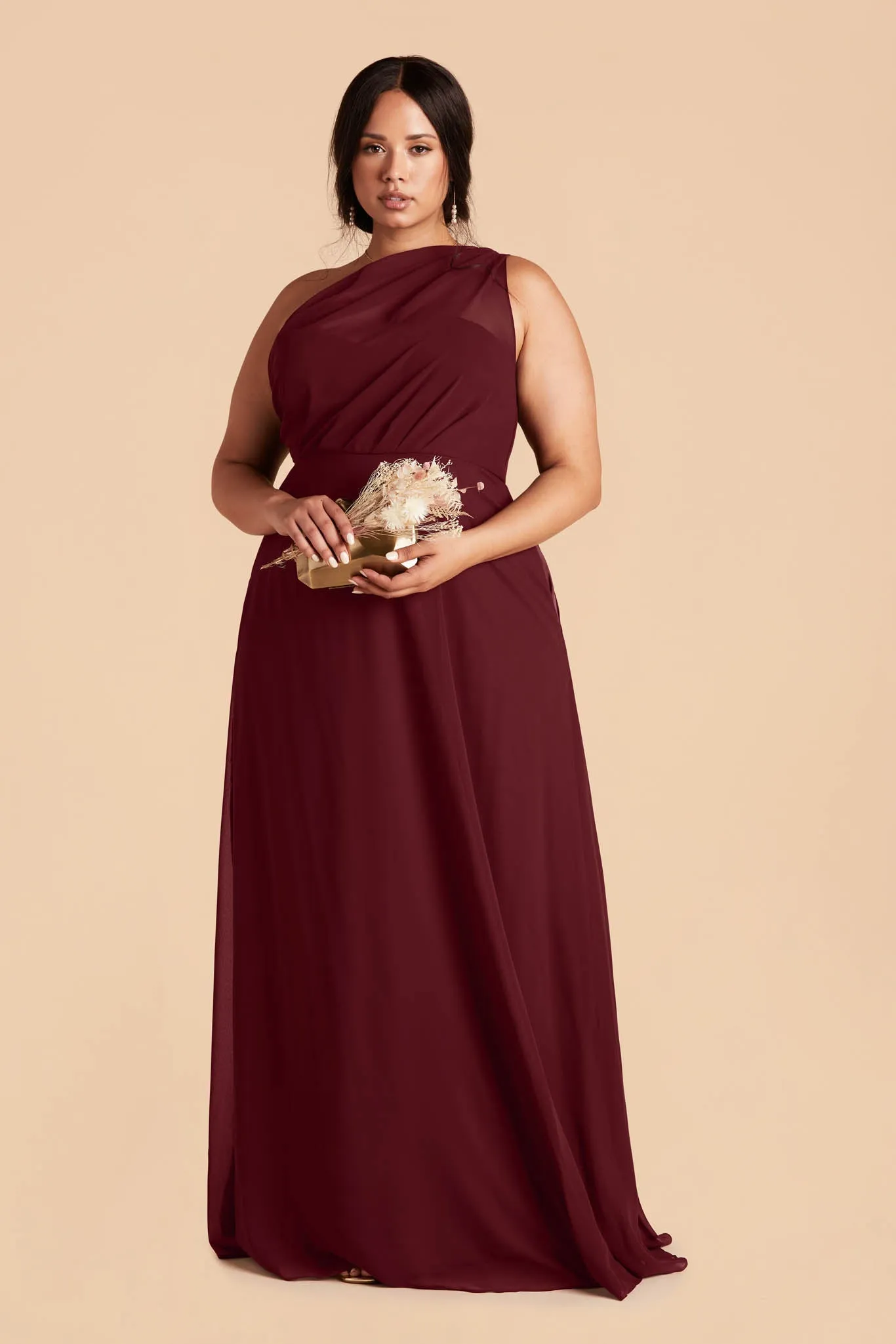 Kira Chiffon Dress - Cabernet sold by Birdy Grey product image thumbnail 2