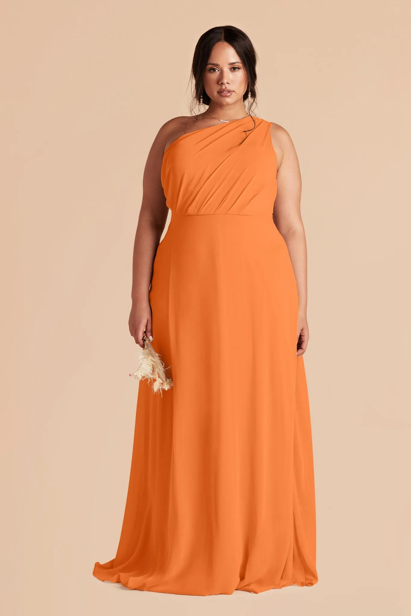 Kira Chiffon Dress - Apricot sold by Birdy Grey product image thumbnail 2