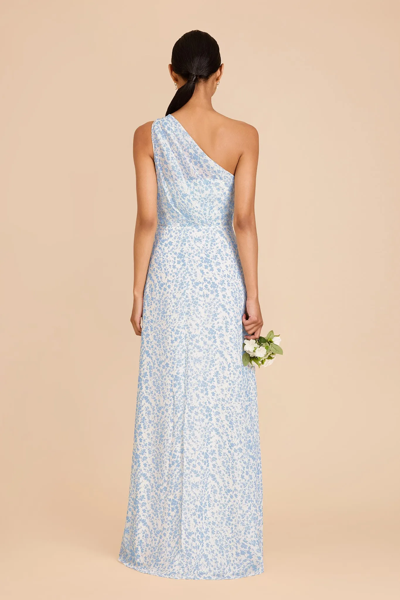 Kira Chiffon Dress - Blue Dreamy Ditsy sold by Birdy Grey product image thumbnail 5