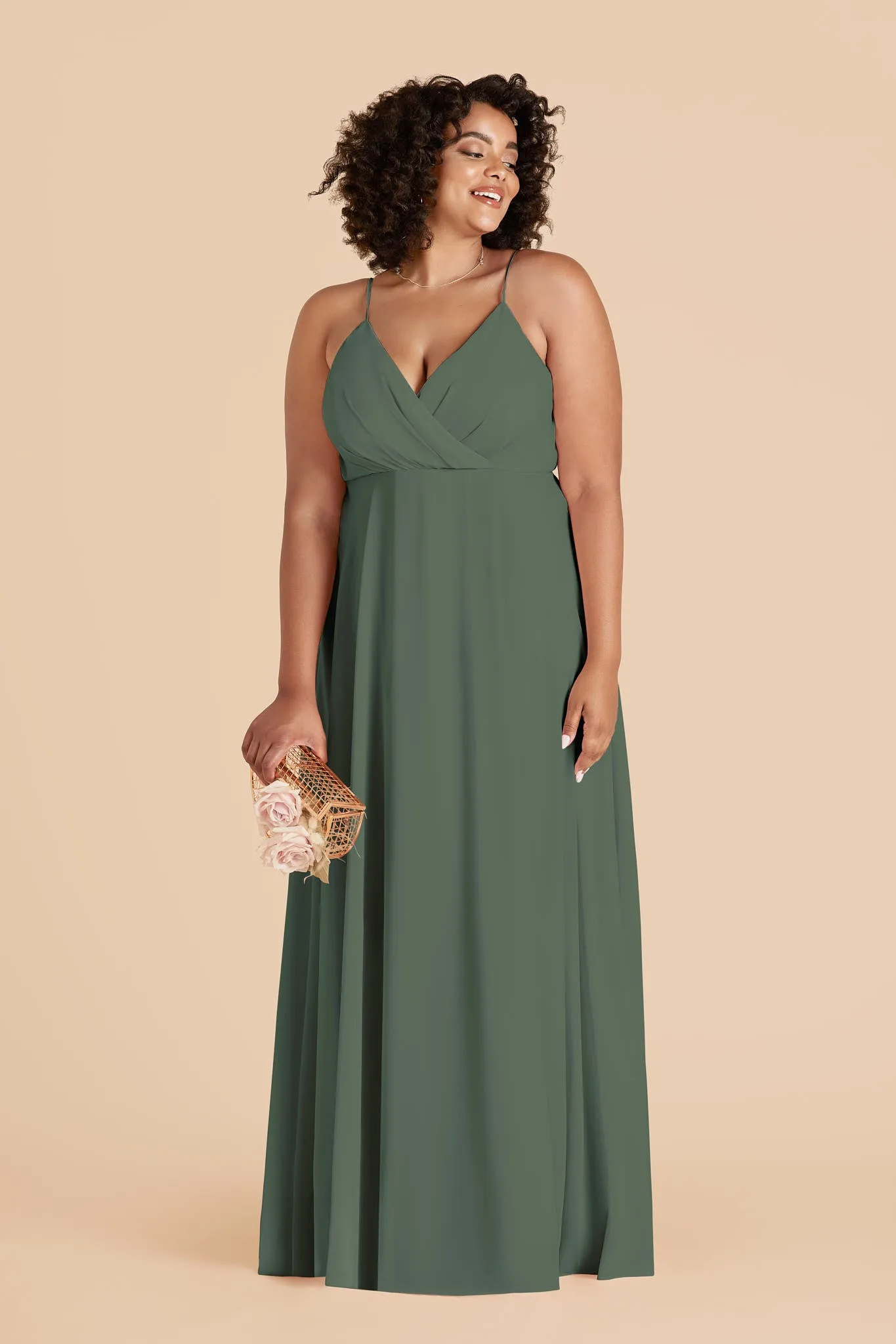 Kaia Chiffon Dress - Eucalyptus sold by Birdy Grey product image thumbnail 2