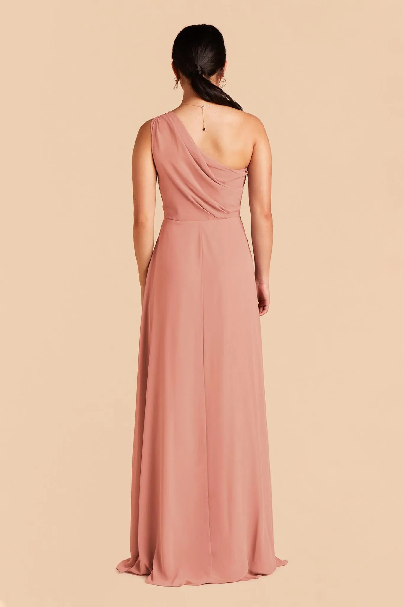 Kira Chiffon Dress - Dusty Rose sold by Birdy Grey product image thumbnail 5