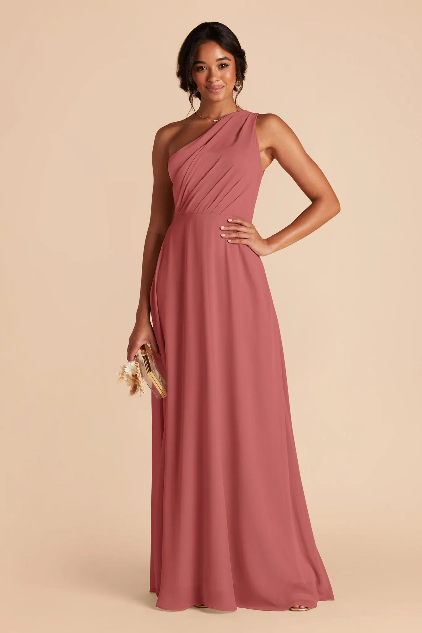 Kira Chiffon Dress - Mulberry sold by Birdy Grey product image thumbnail 4